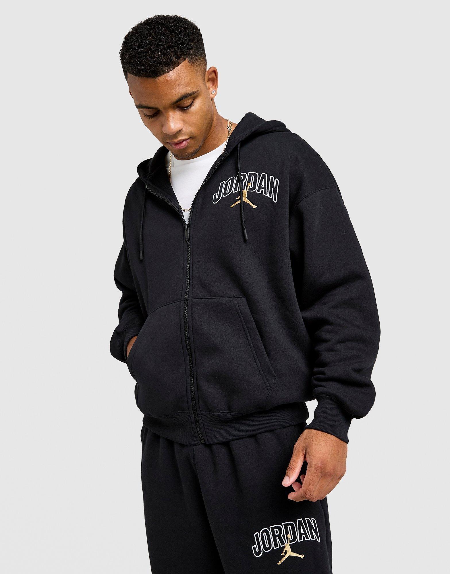 Black Jordan Varsity Full Zip Hoodie - JD Sports Global