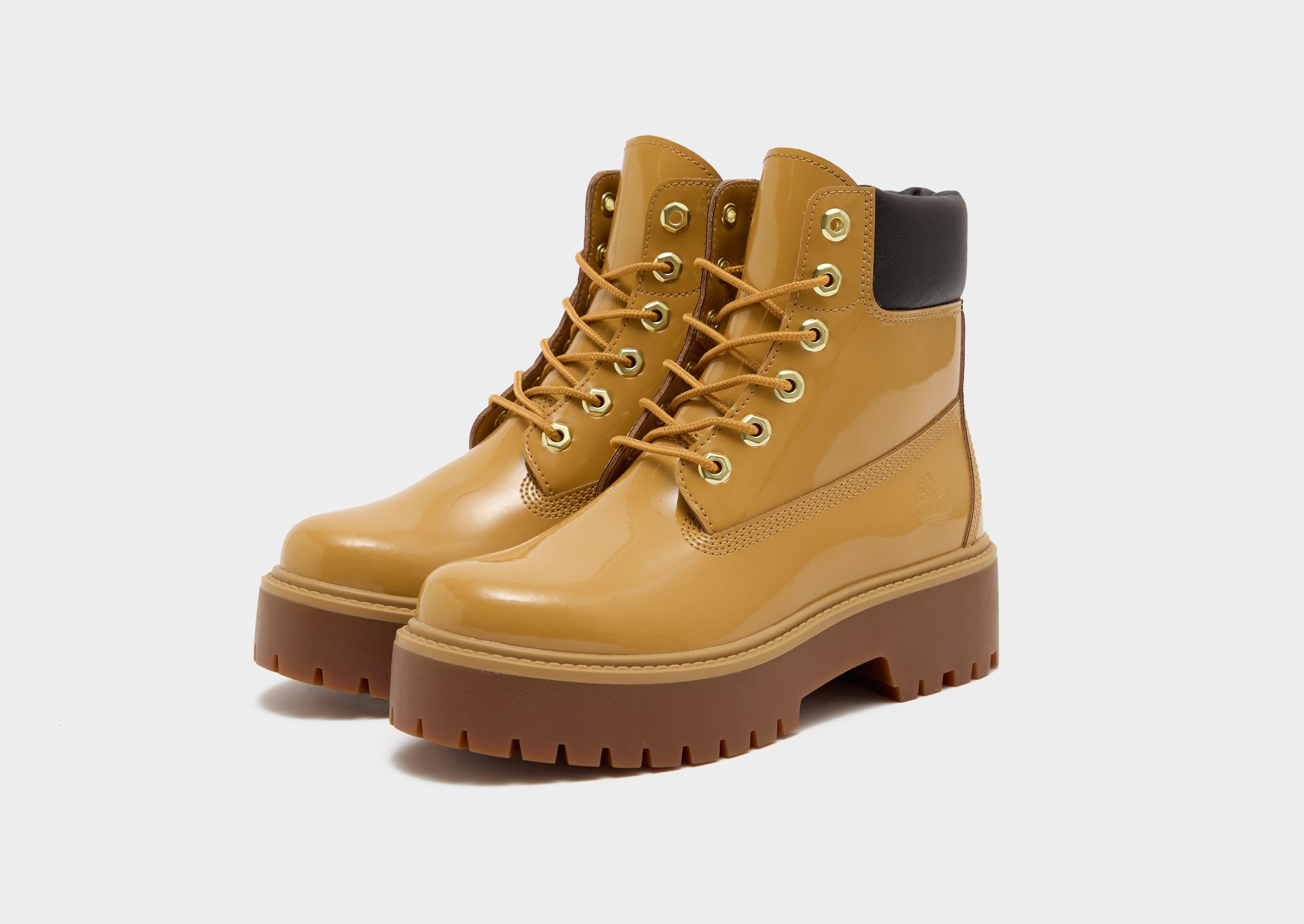 Timberland 6 Inch Patent Leather Boots Women's