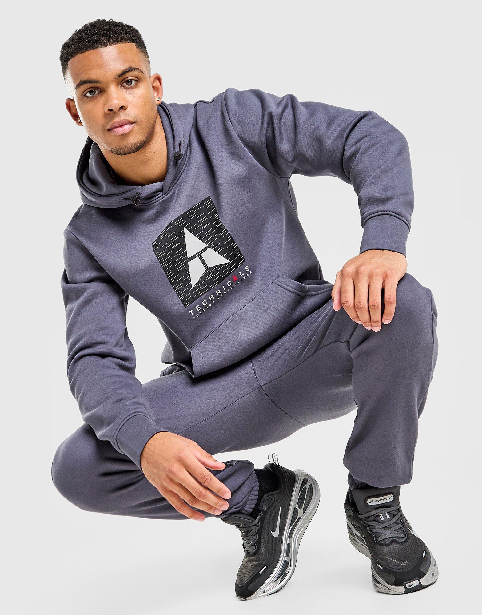 Technicals Hold Felpa Con Cappuccio