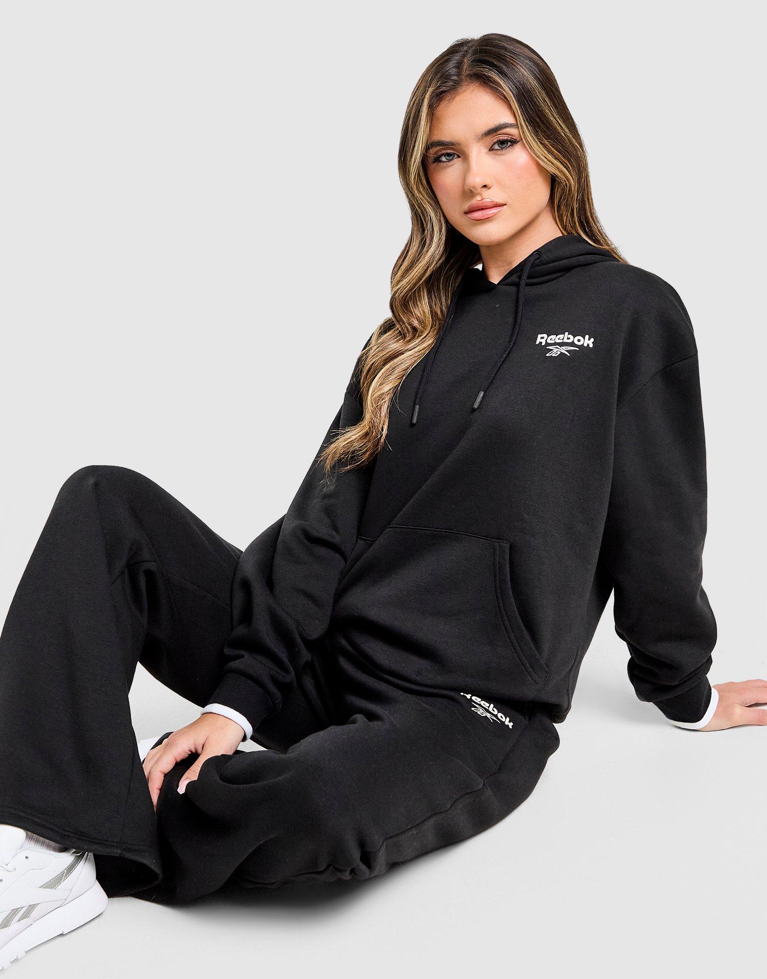 Reebok Felpa con Cappuccio Oversize Retro