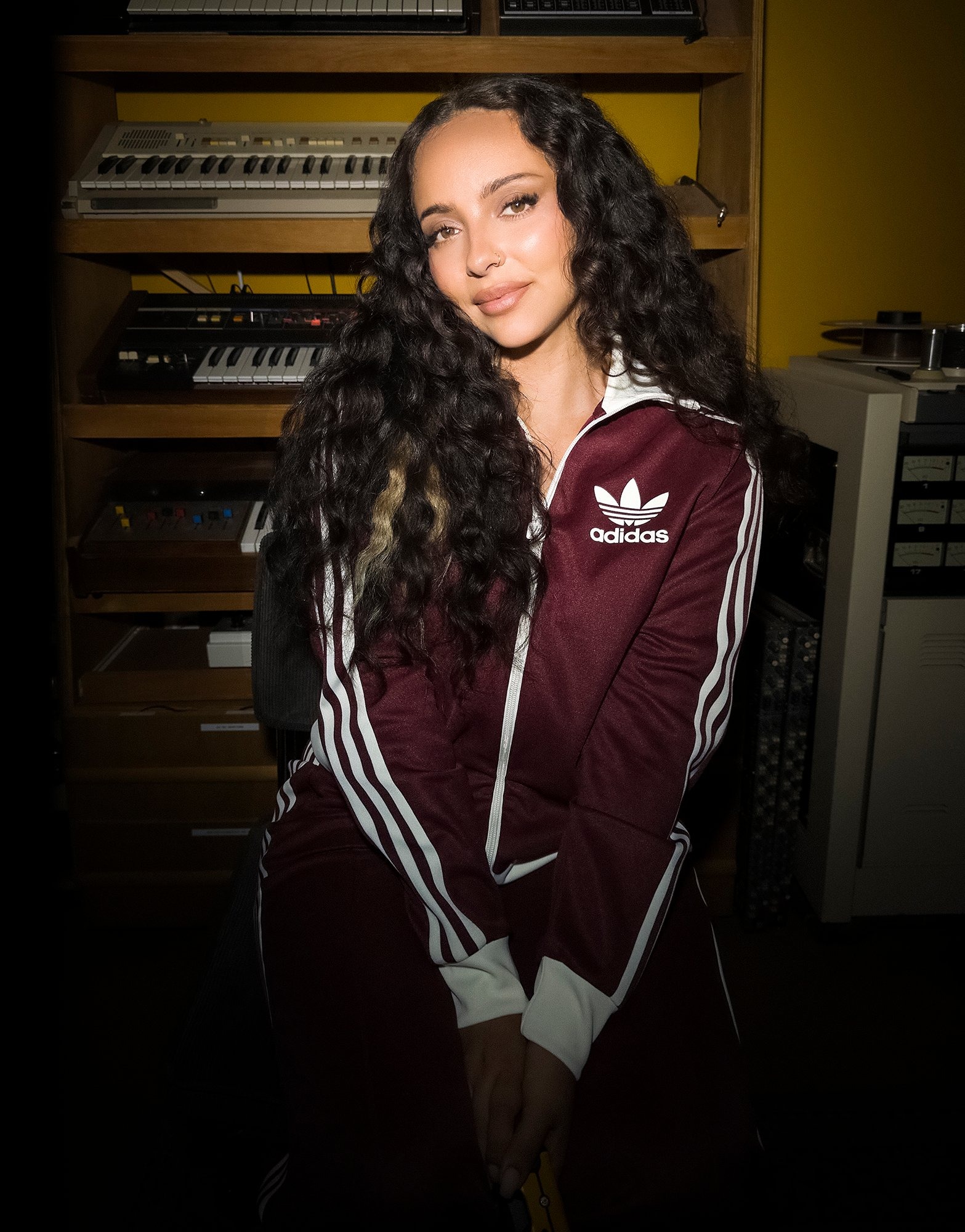 adidas Originals Veste de survêtement Classic Femme Rouge- JD Sports France 