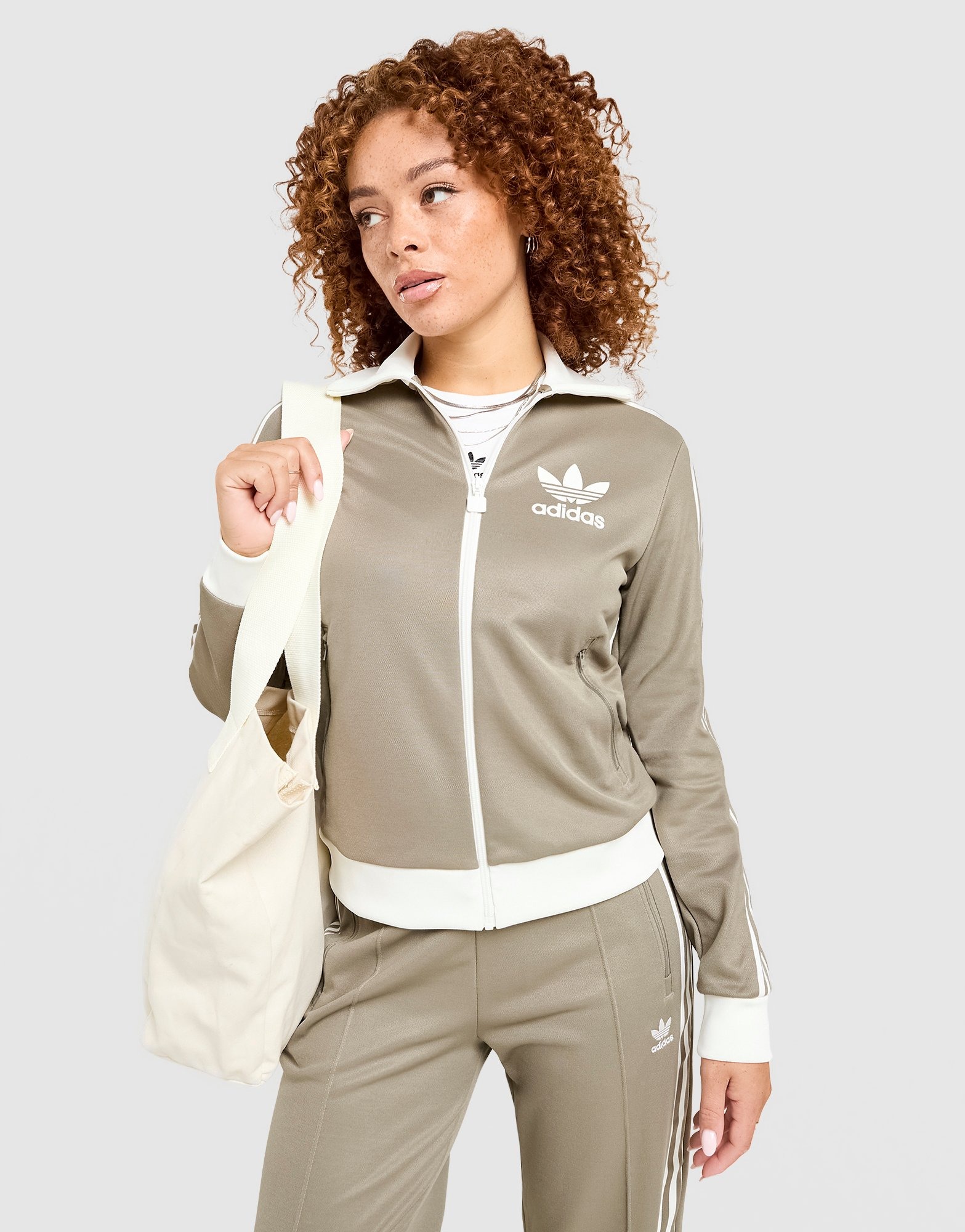 everyone ×  Originals TRACK TOP Green adidas Originals Classic Track Top - JD Sports Global