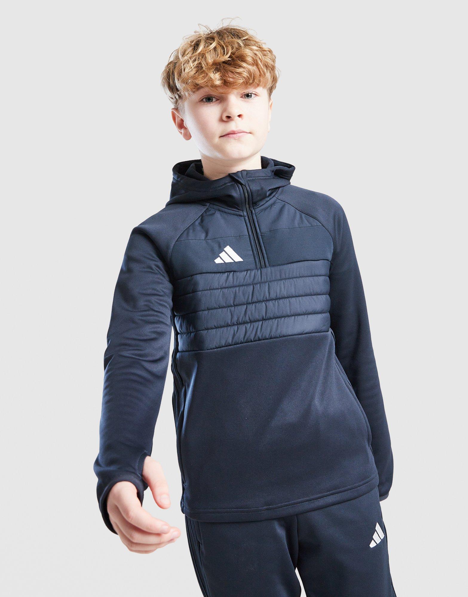 adidas Winterized Tiro 1/4 Zip Hoodie Junior