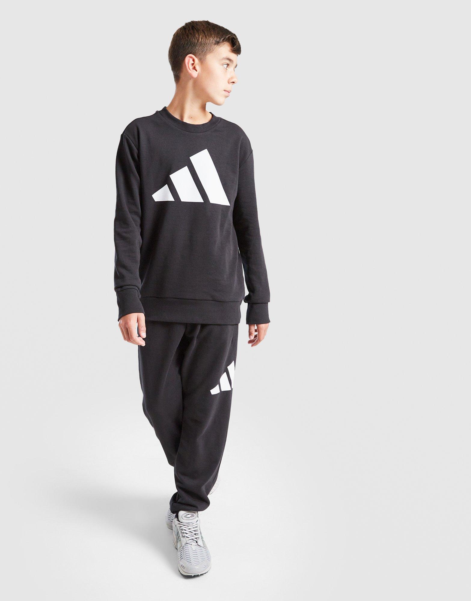 adidas Badge of Sport Large Logo Tracksuit Junior