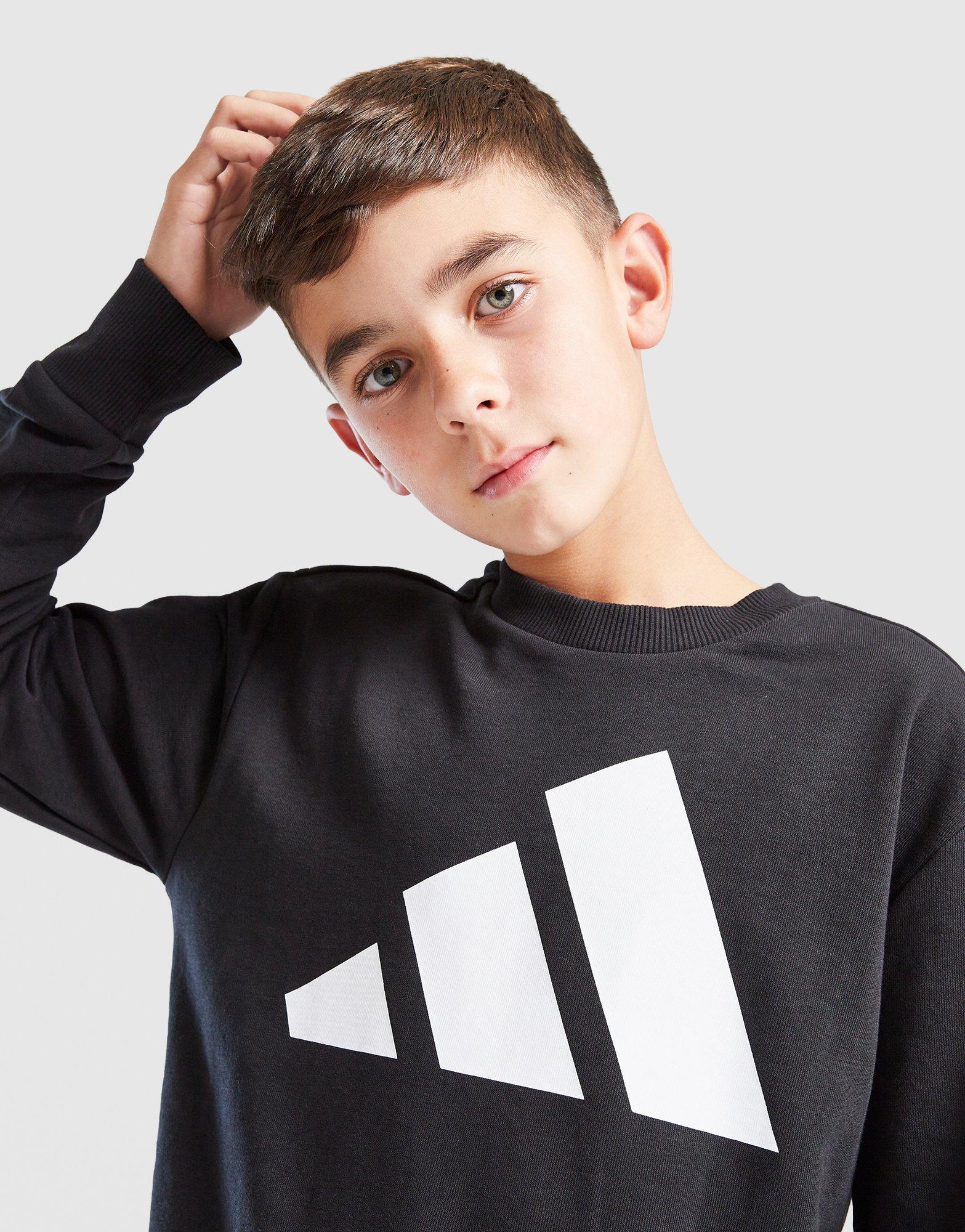 adidas Badge of Sport Large Logo Tracksuit Junior