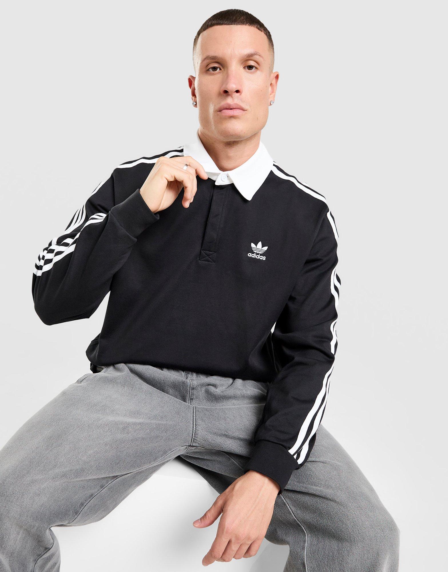 adidas Originals Rugby Long Sleeve Polo Shirt