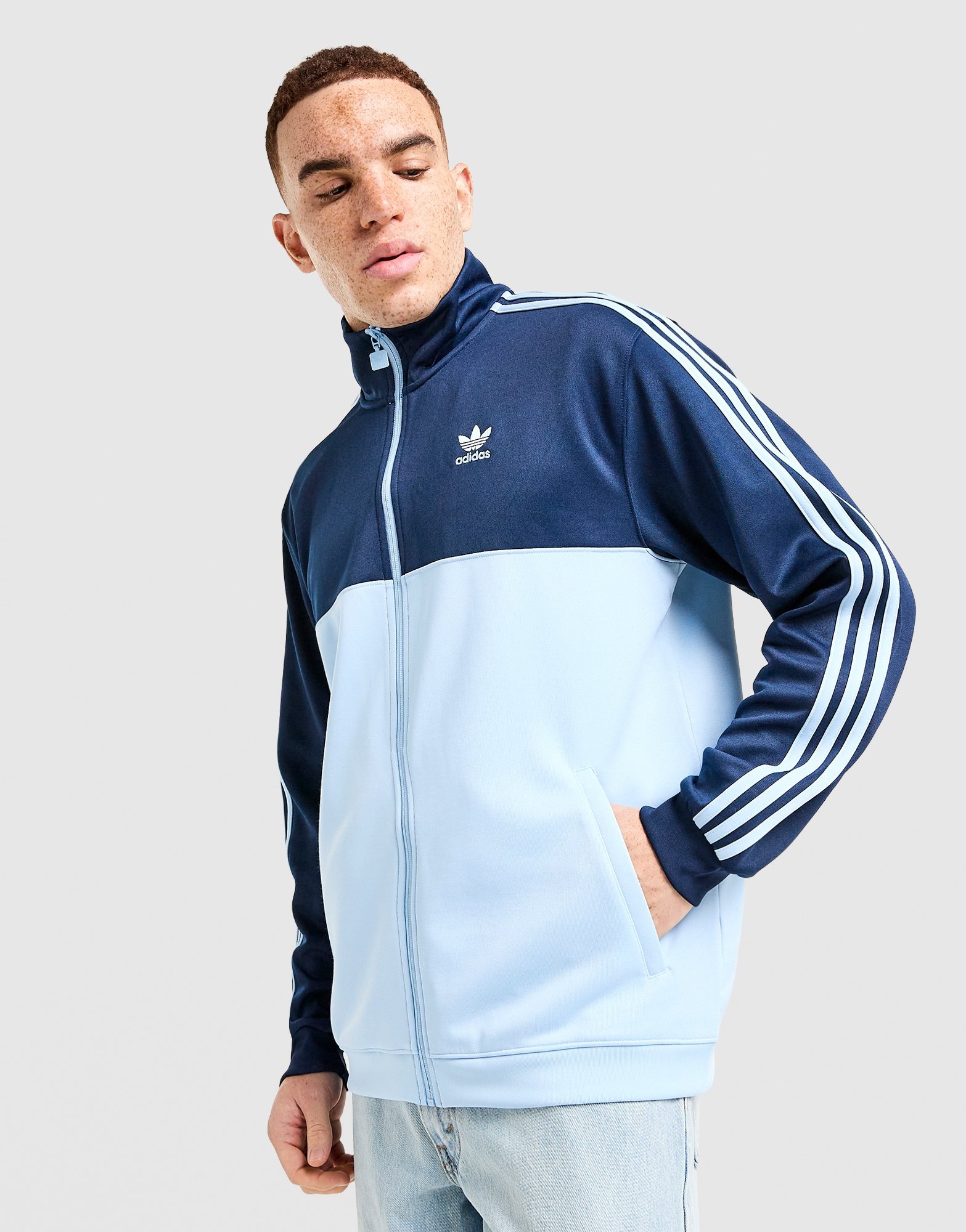 Blue adidas Originals Vintage Track Top - JD Sports Global