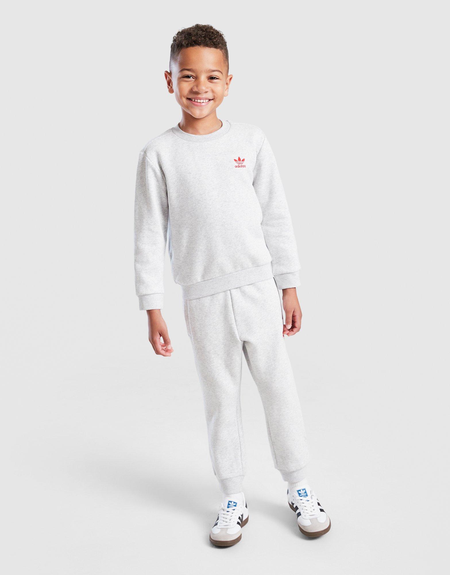 adidas Originals Trefoil Essential Crew Tracksuit Children