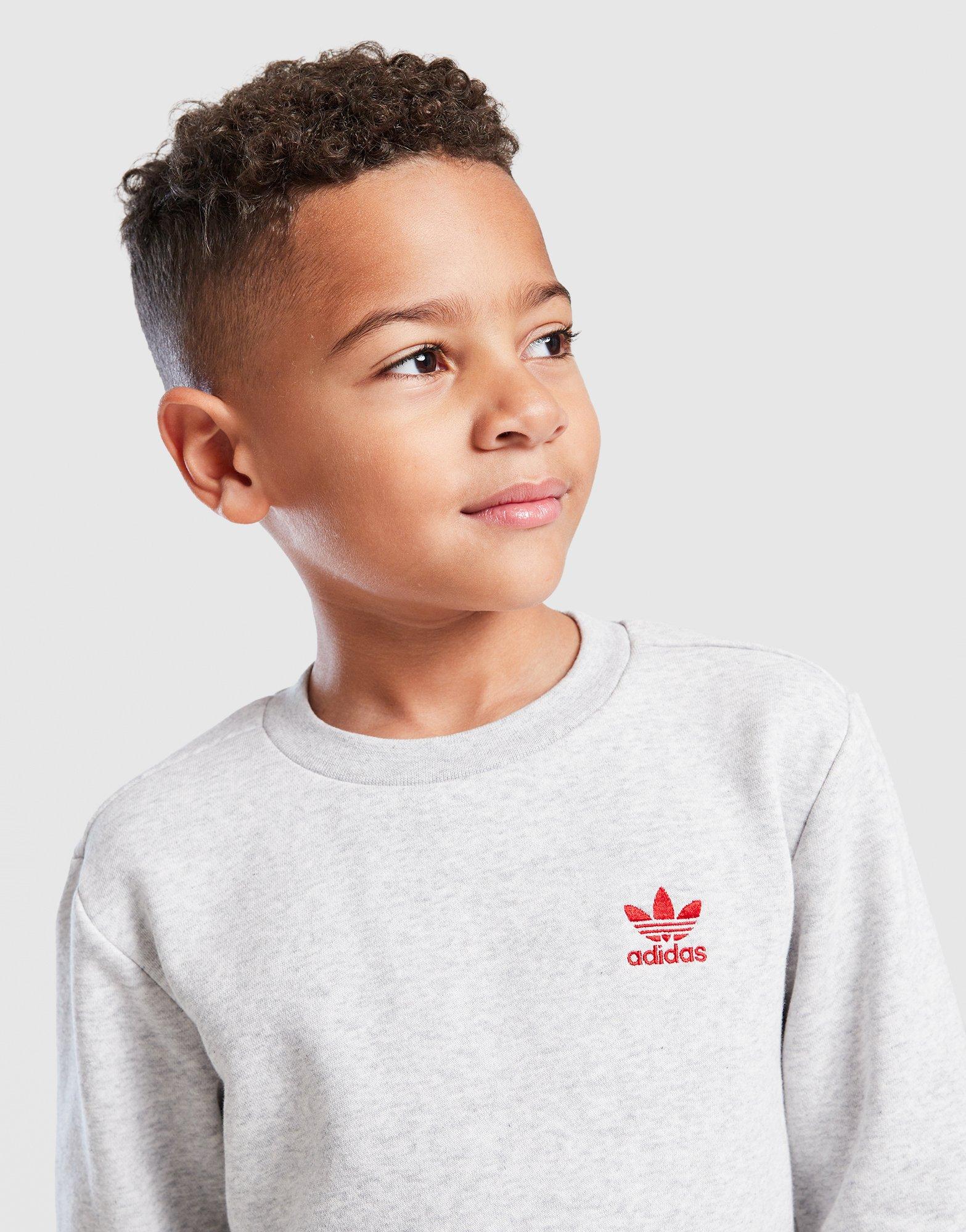 adidas Originals Trefoil Essential Crew Tracksuit Children