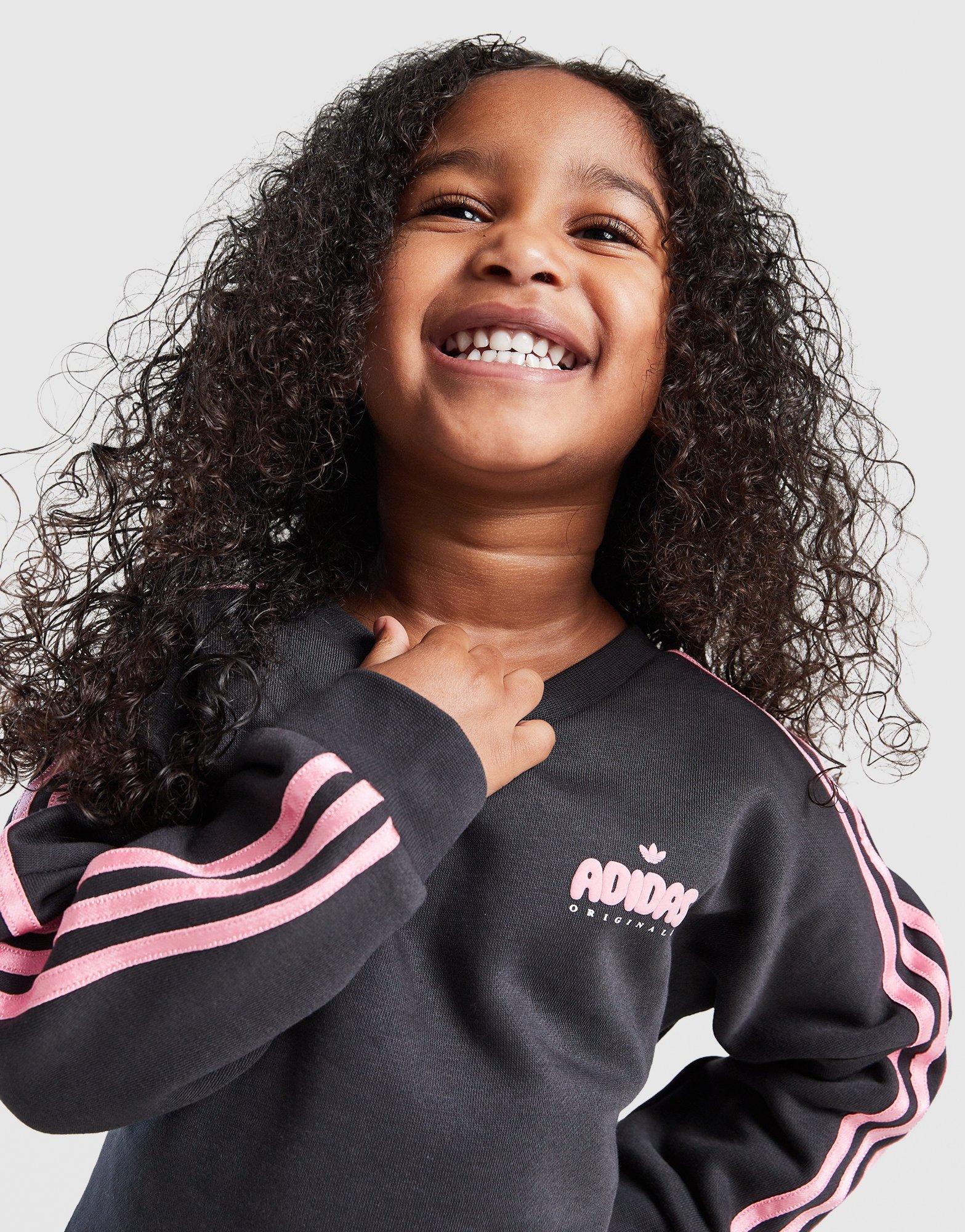 adidas Originals Girls' Bubble Crew Tracksuit Infant