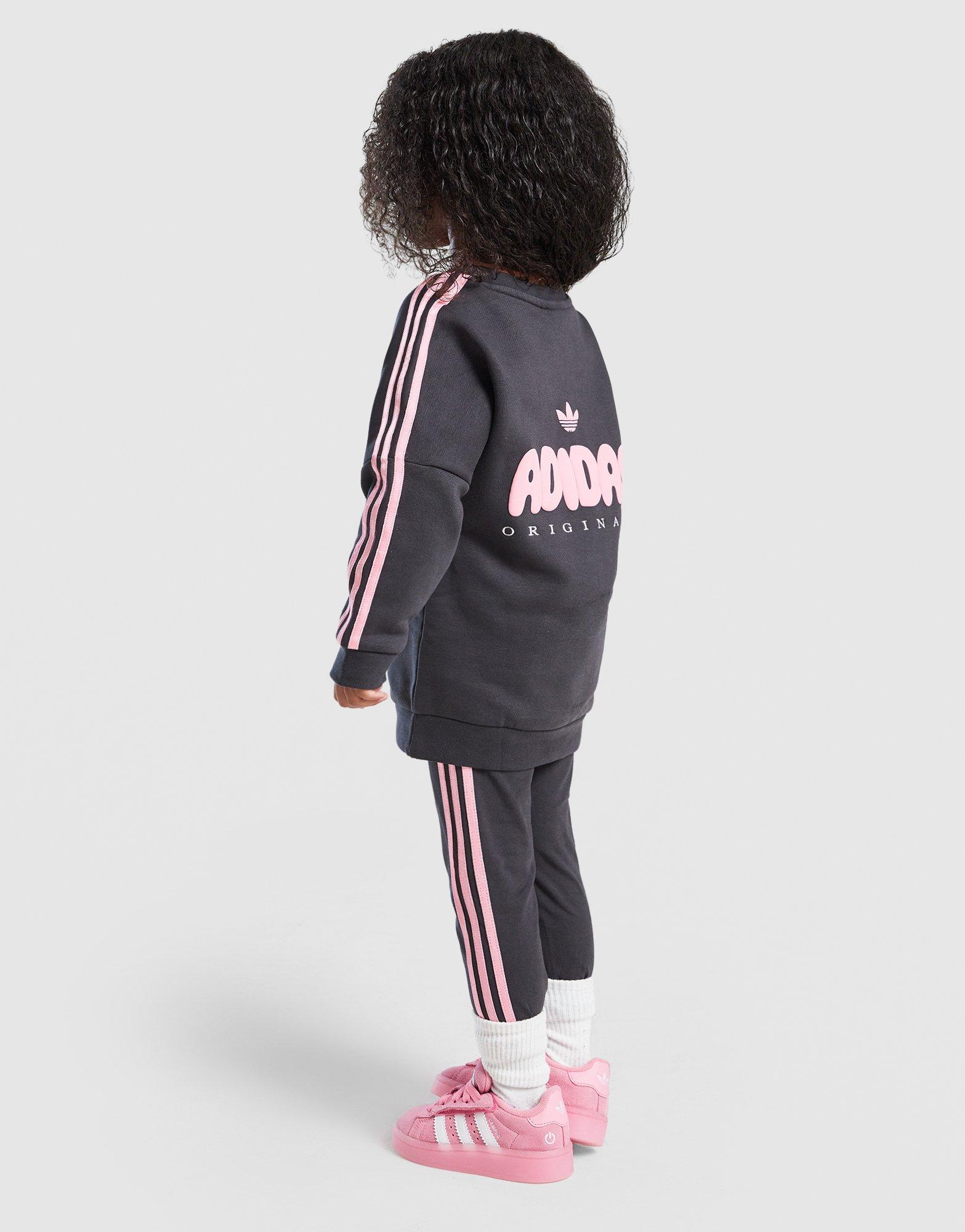 adidas Originals Girls' Bubble Crew Tracksuit Infant