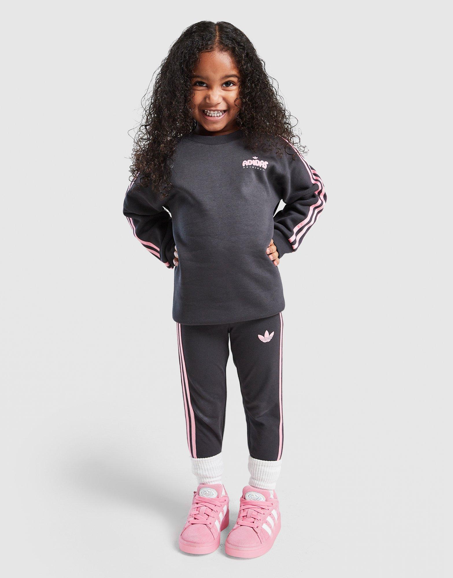adidas Originals Girls' Bubble Crew Tracksuit Infant