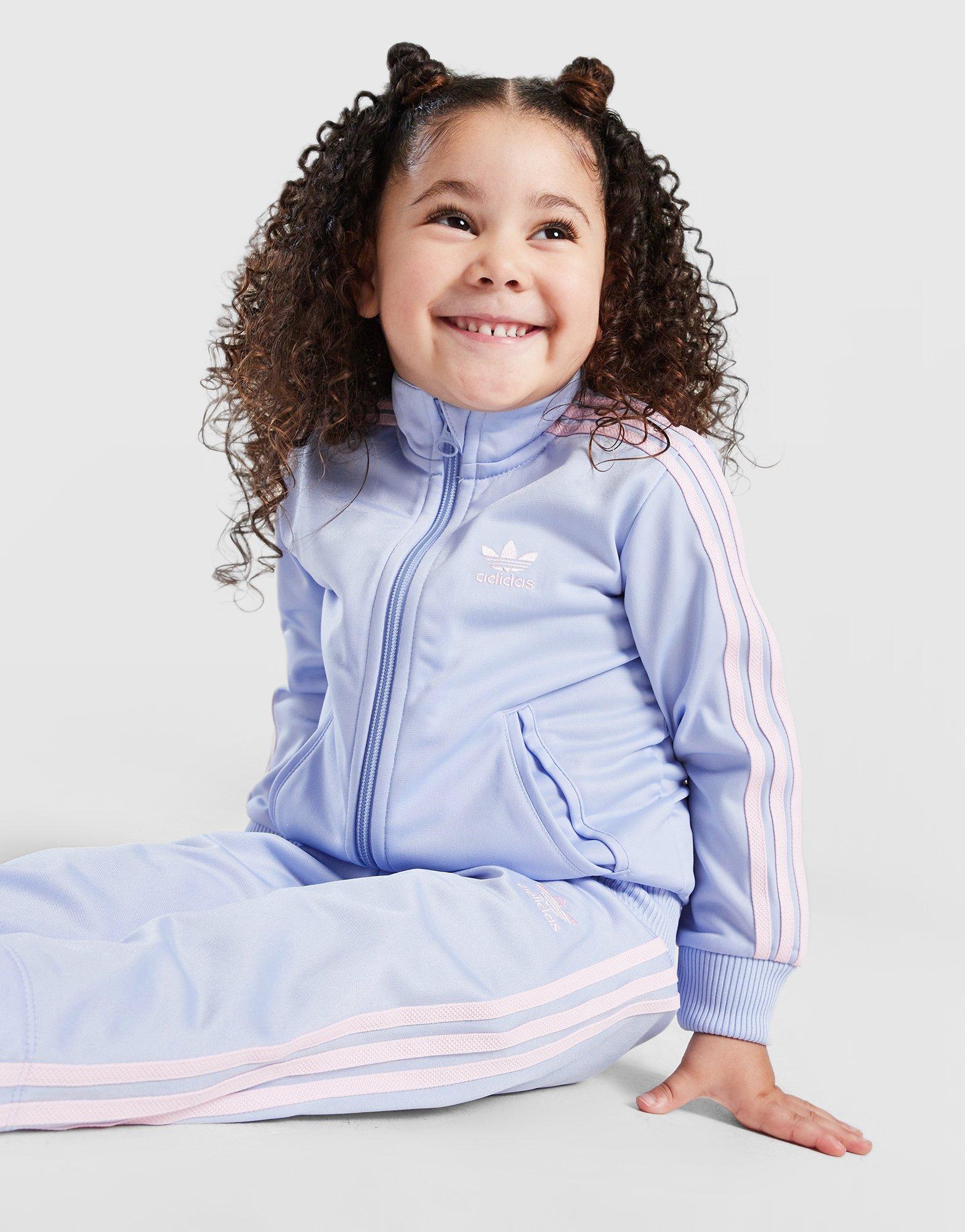 adidas Originals Girls' Firebird Full Zip Completo Neonato