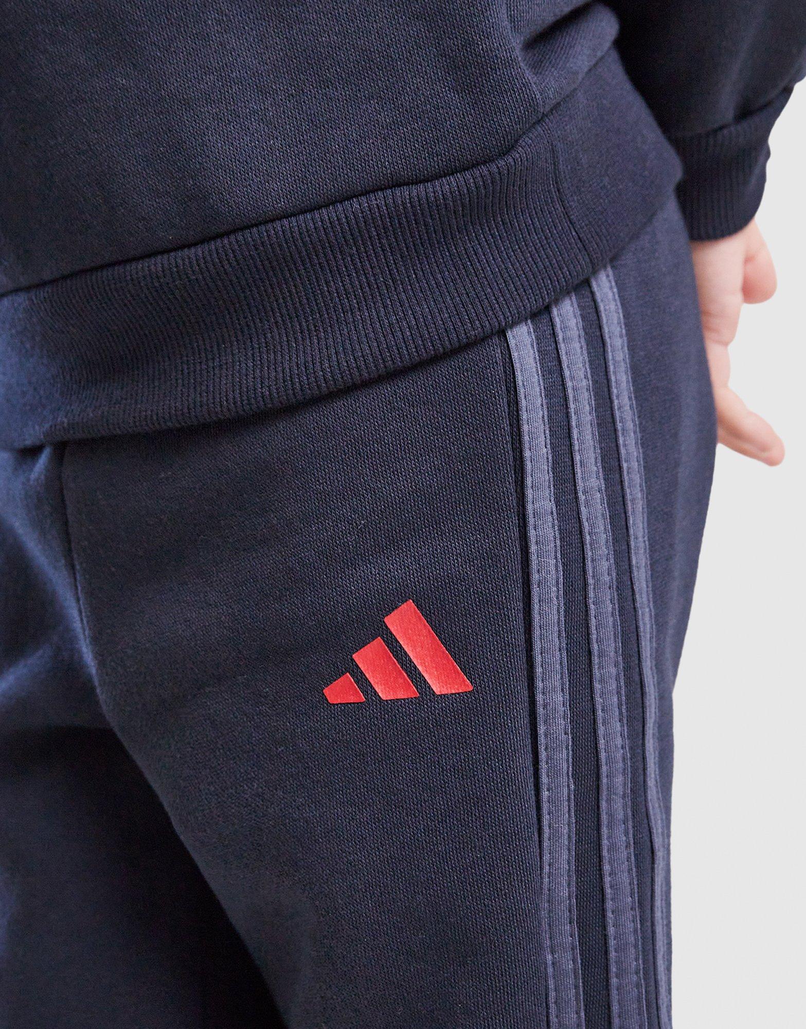 adidas Colour Block Linear Crew Tracksuit Infant