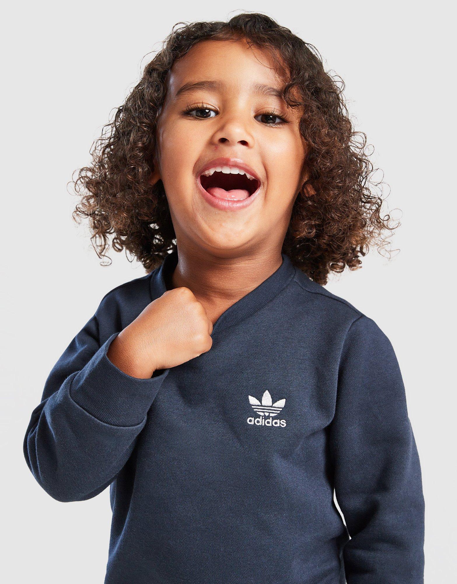 adidas Originals Trefoil Essential Crew Tracksuit Infant