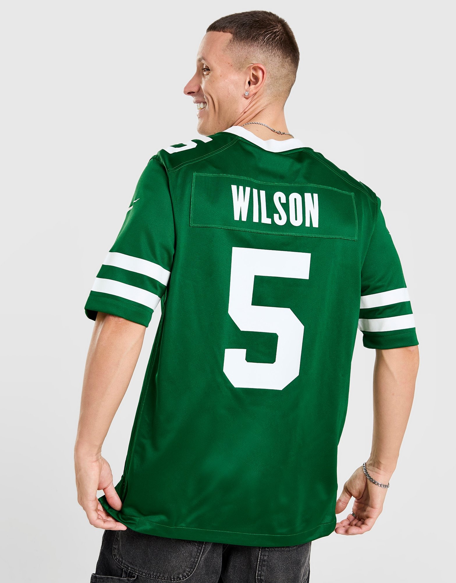 Green Nike NFL New York Jets Wilson #5 Game Jersey - JD Sports Global