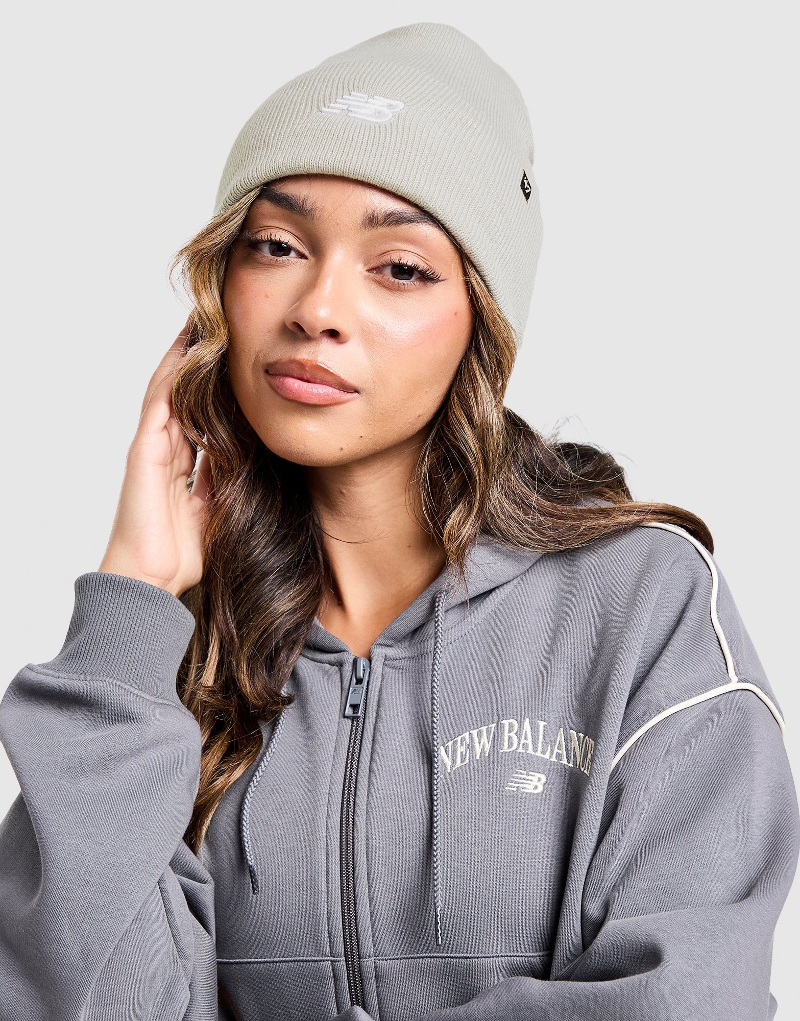 帽子 HELIX CRYSTAL LOGO BEANIE GRAY HELIX CRYSTAL LOGO BEANIE GRAY