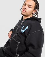 True Religion Felpa con Cappuccio Full Zip Paint