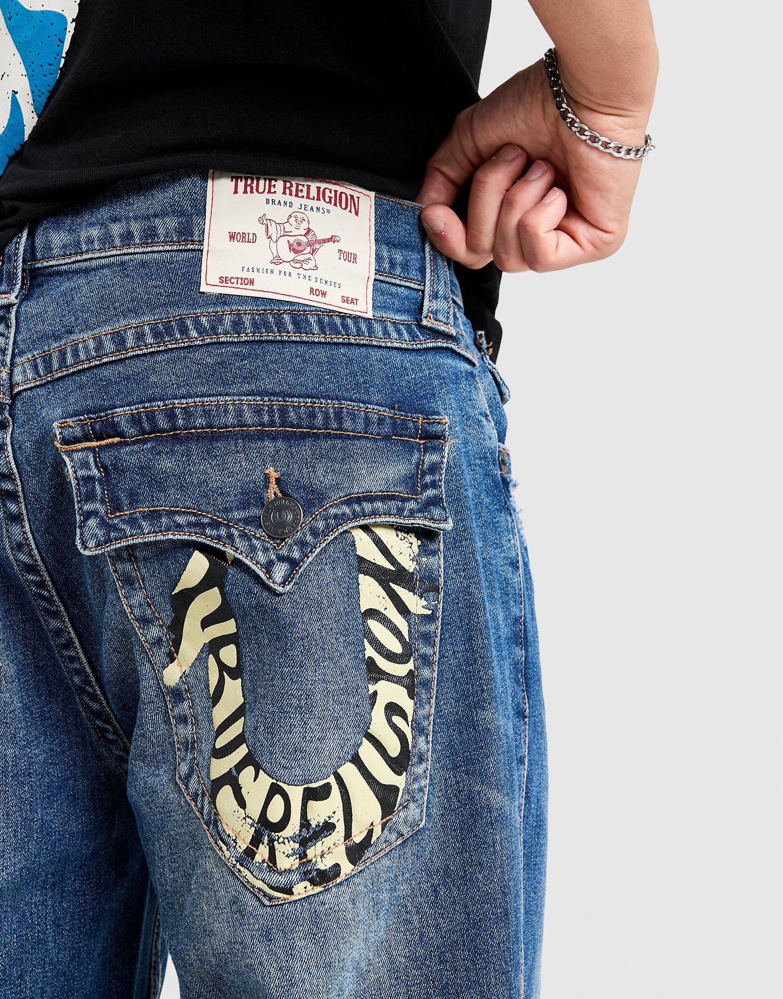 True Religion Bobby Single Needle Flap Jeans