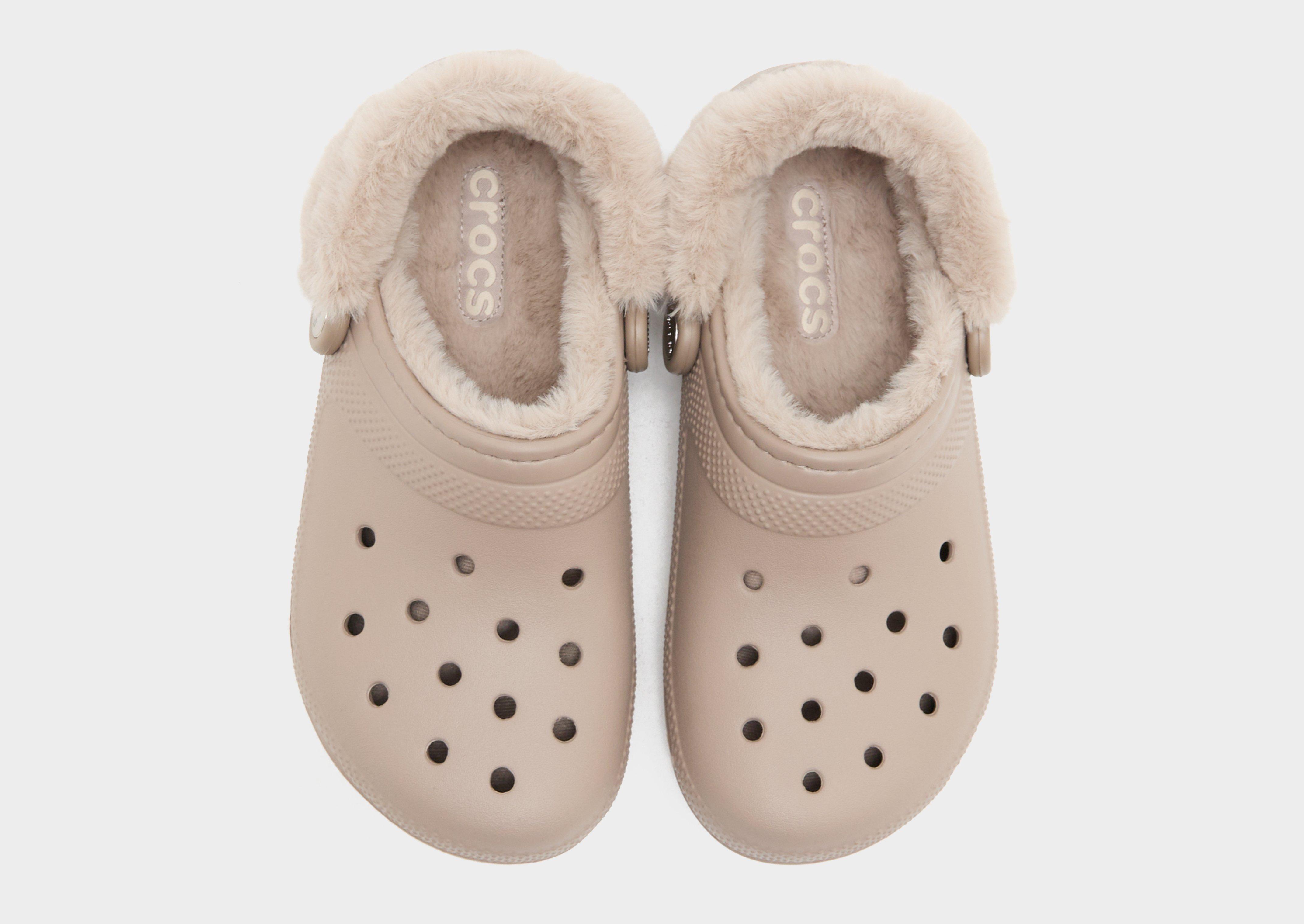 Crocs Clog Lined Fuzz Strap Femme