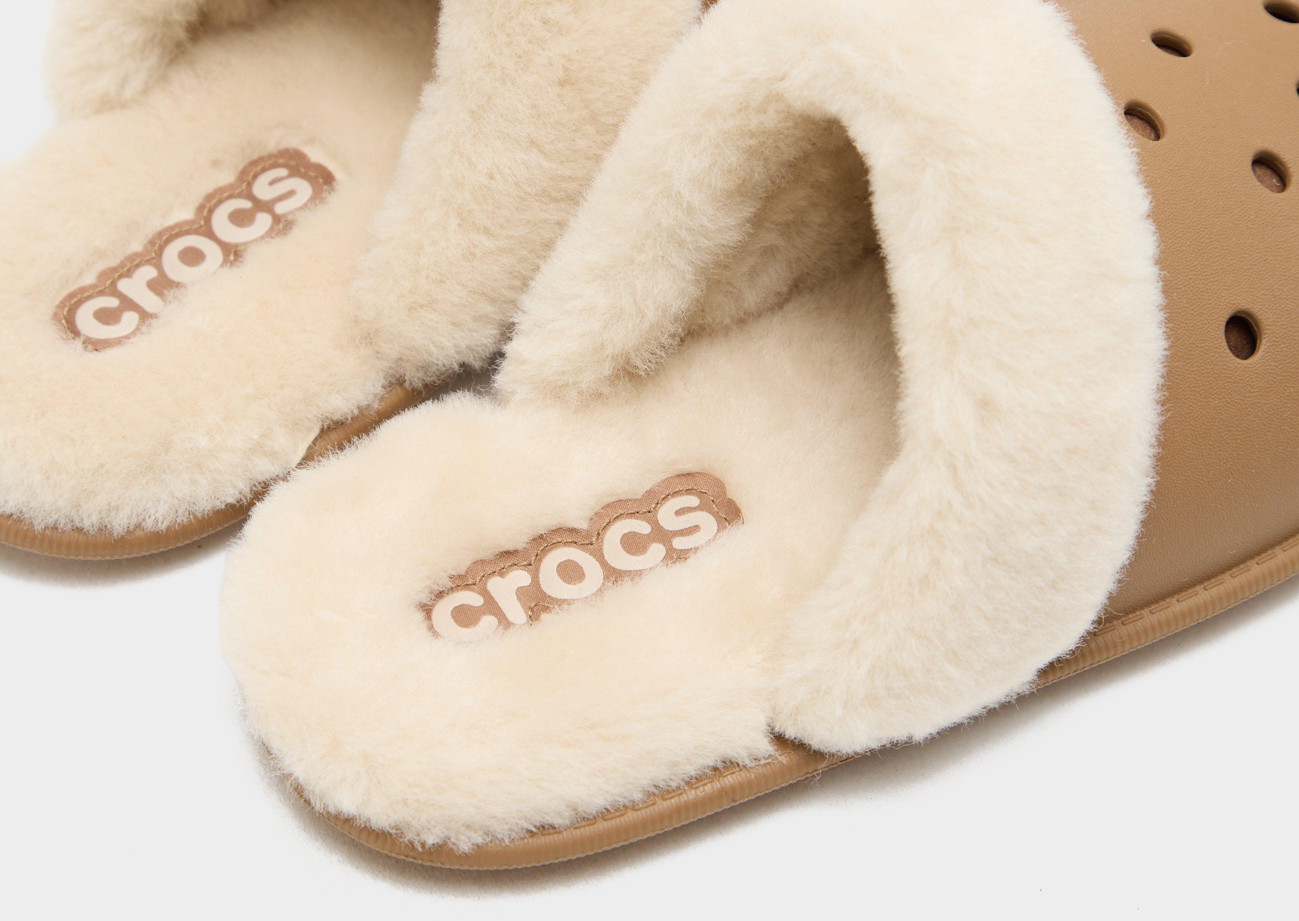 Crocs Classic Fuzz Scuff Women's