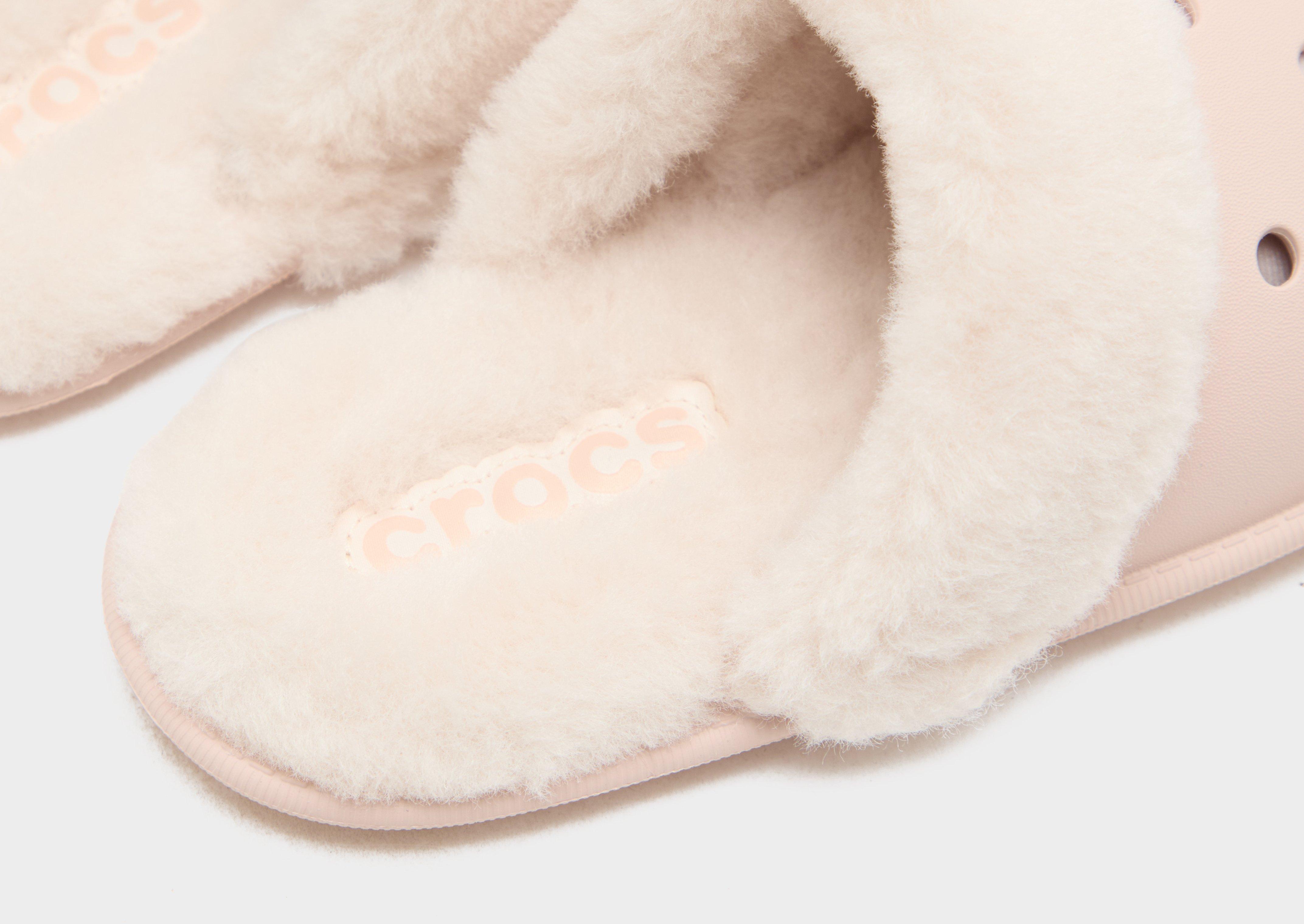 Crocs Classic Fuzz Scuff Women's