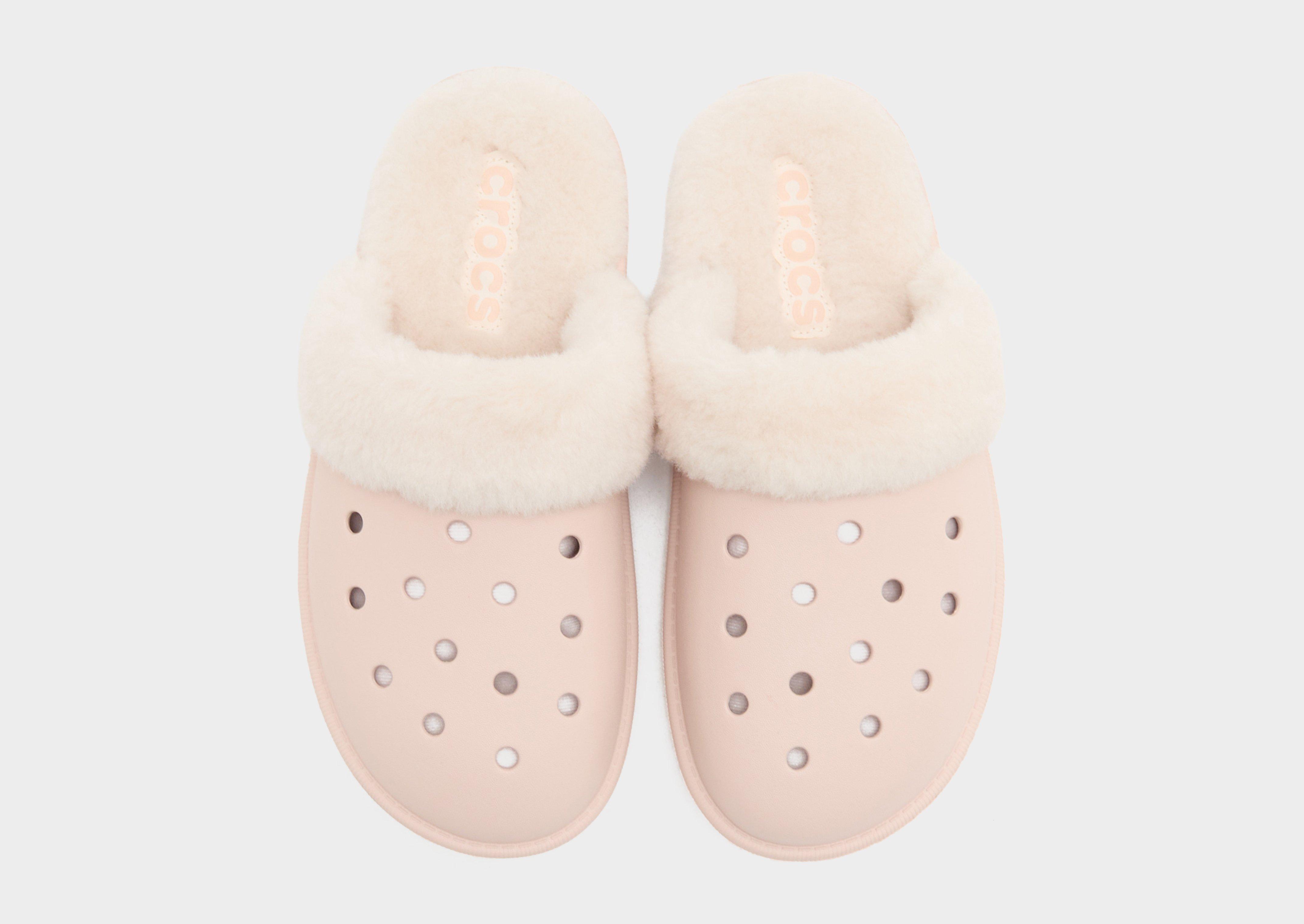 Crocs Classic Fuzz Scuff Women's