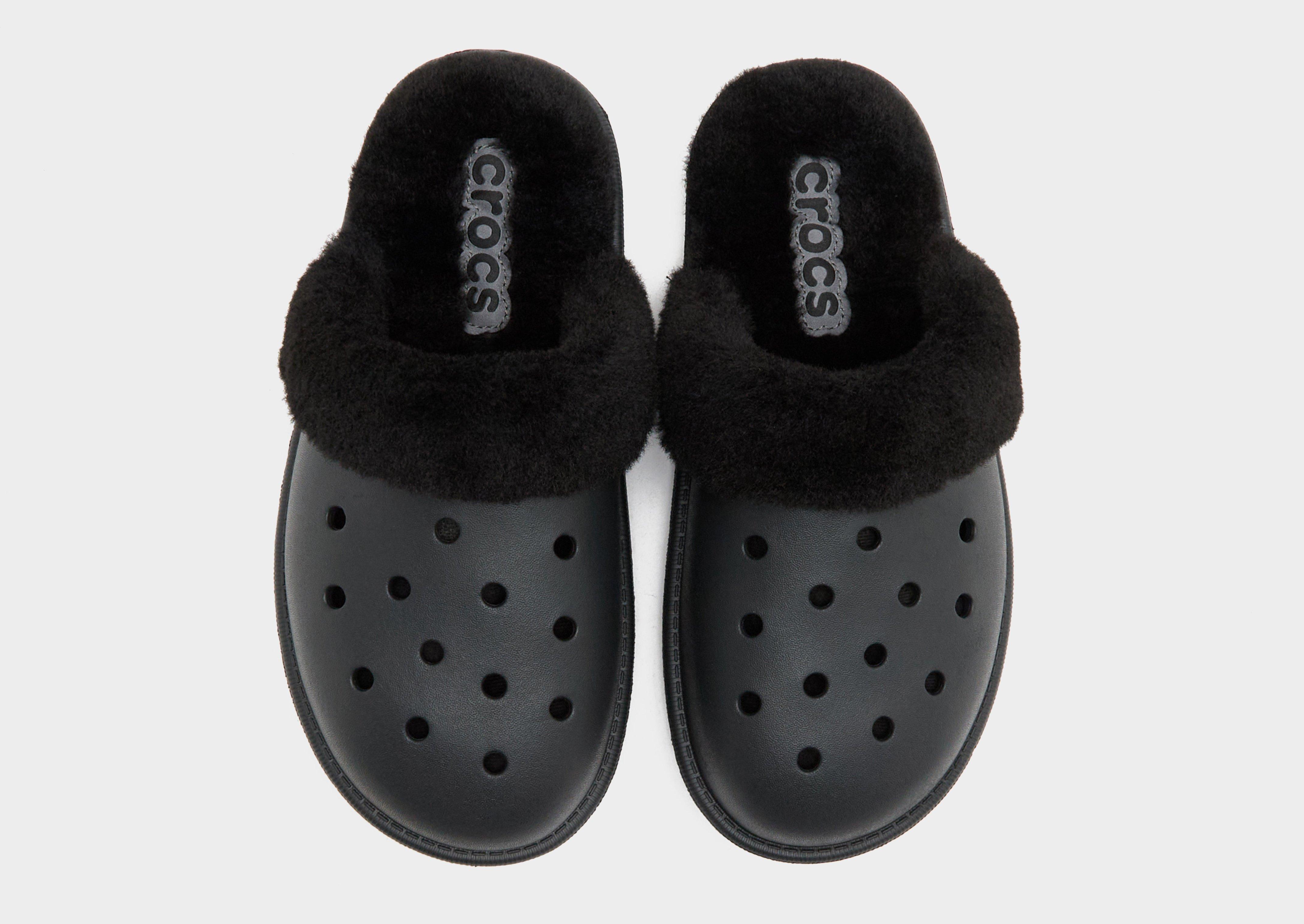 Crocs Classic Fuzz Scuff Women's