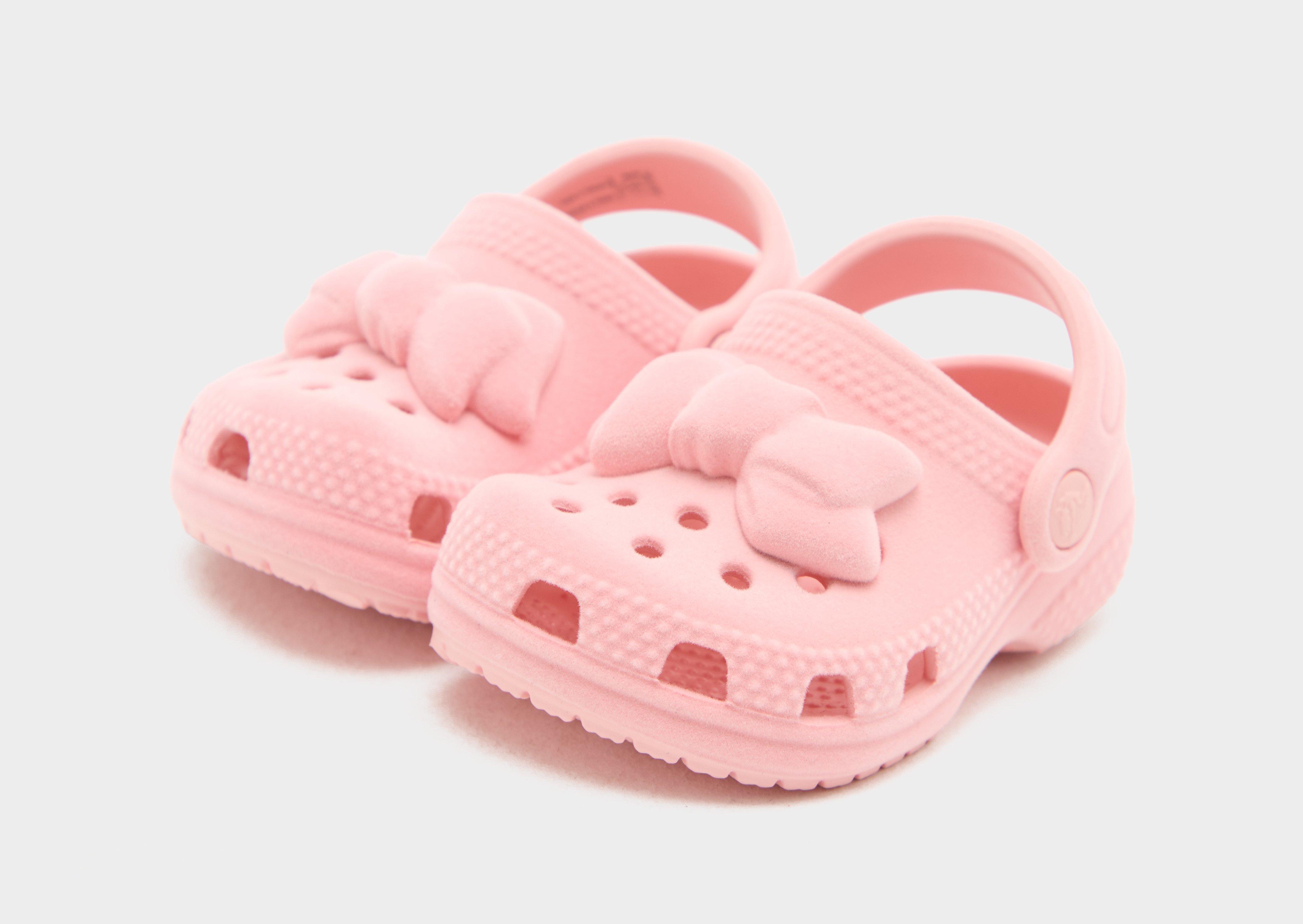 Crocs Littles Velvet Bow Clog Babys