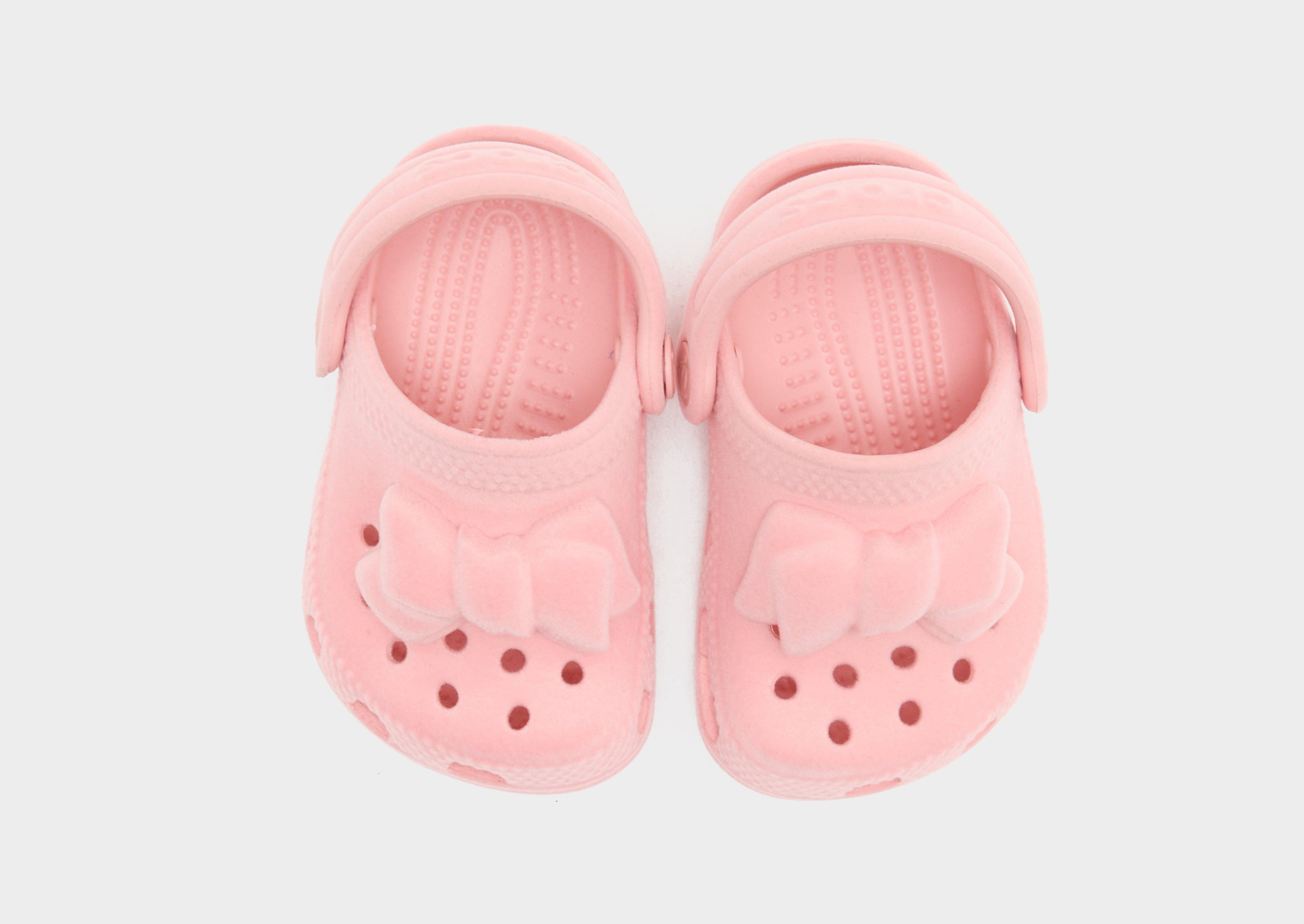 Crocs Littles Velvet Bow Clog Babys
