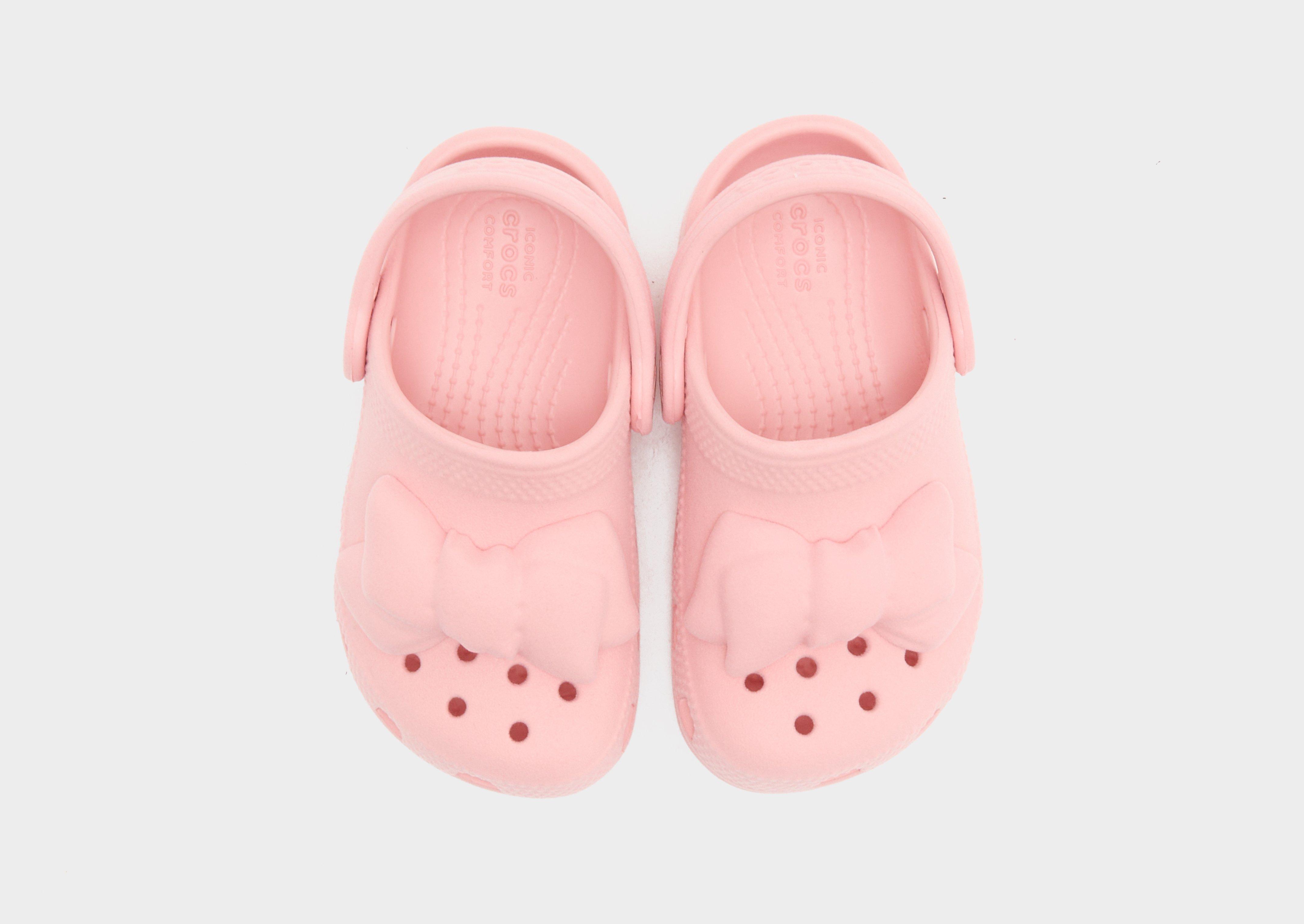 Crocs Classic Velvet Bow Clog Infant