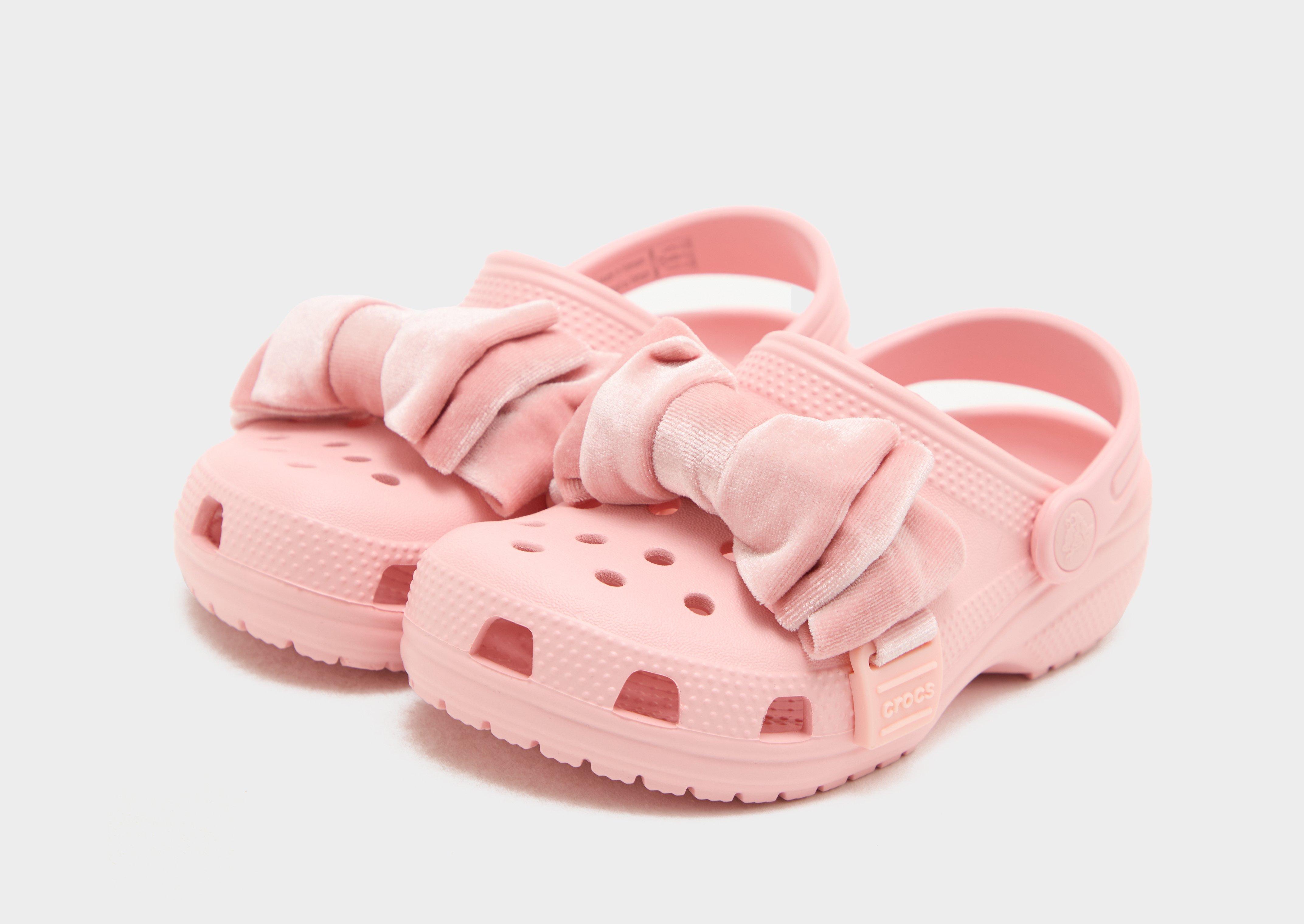 Crocs Classic Velvet Bow Clog Children