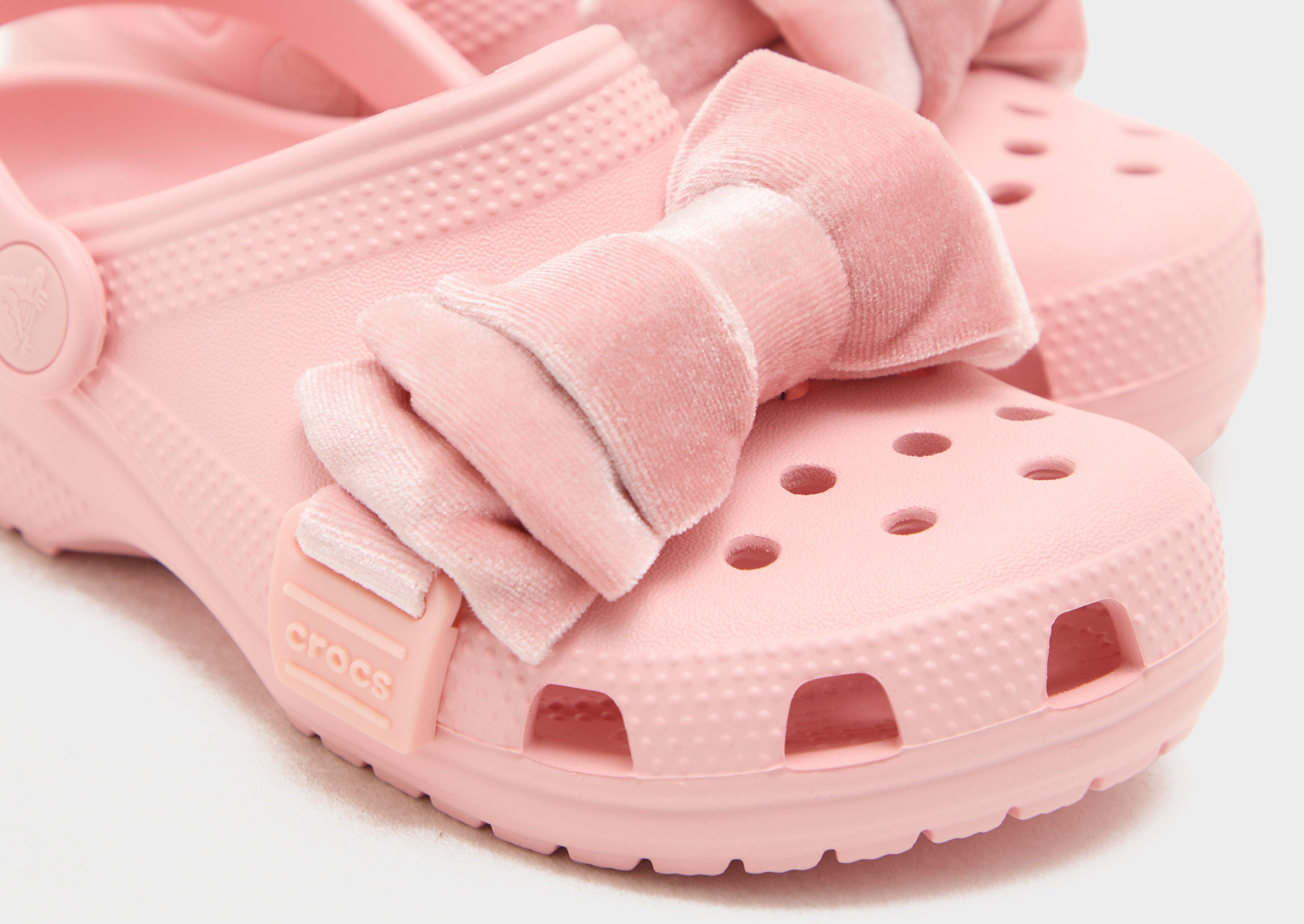 Crocs Classic Velvet Bow Clog Children