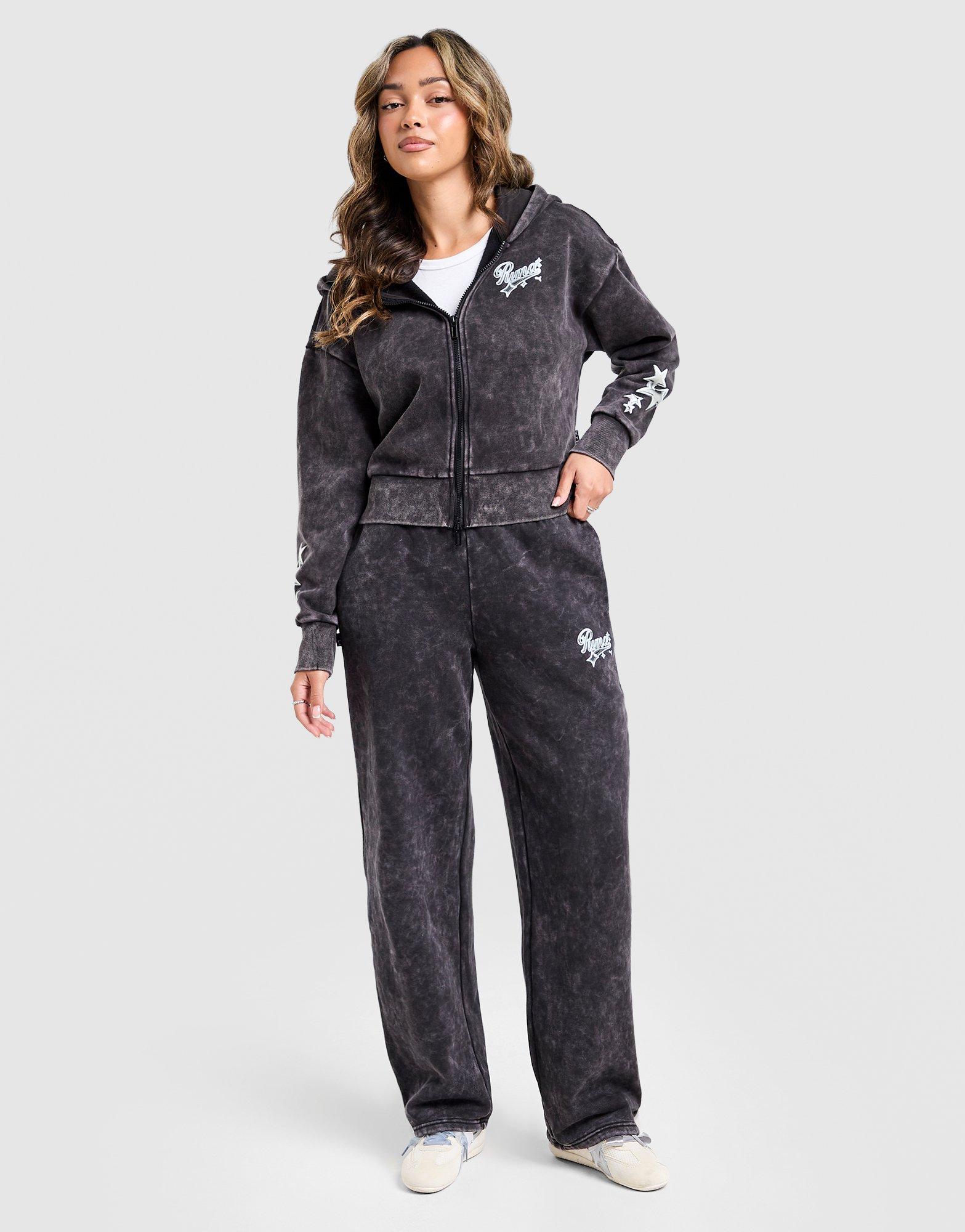 PUMA Hoops Crop Full Zip Hoodie