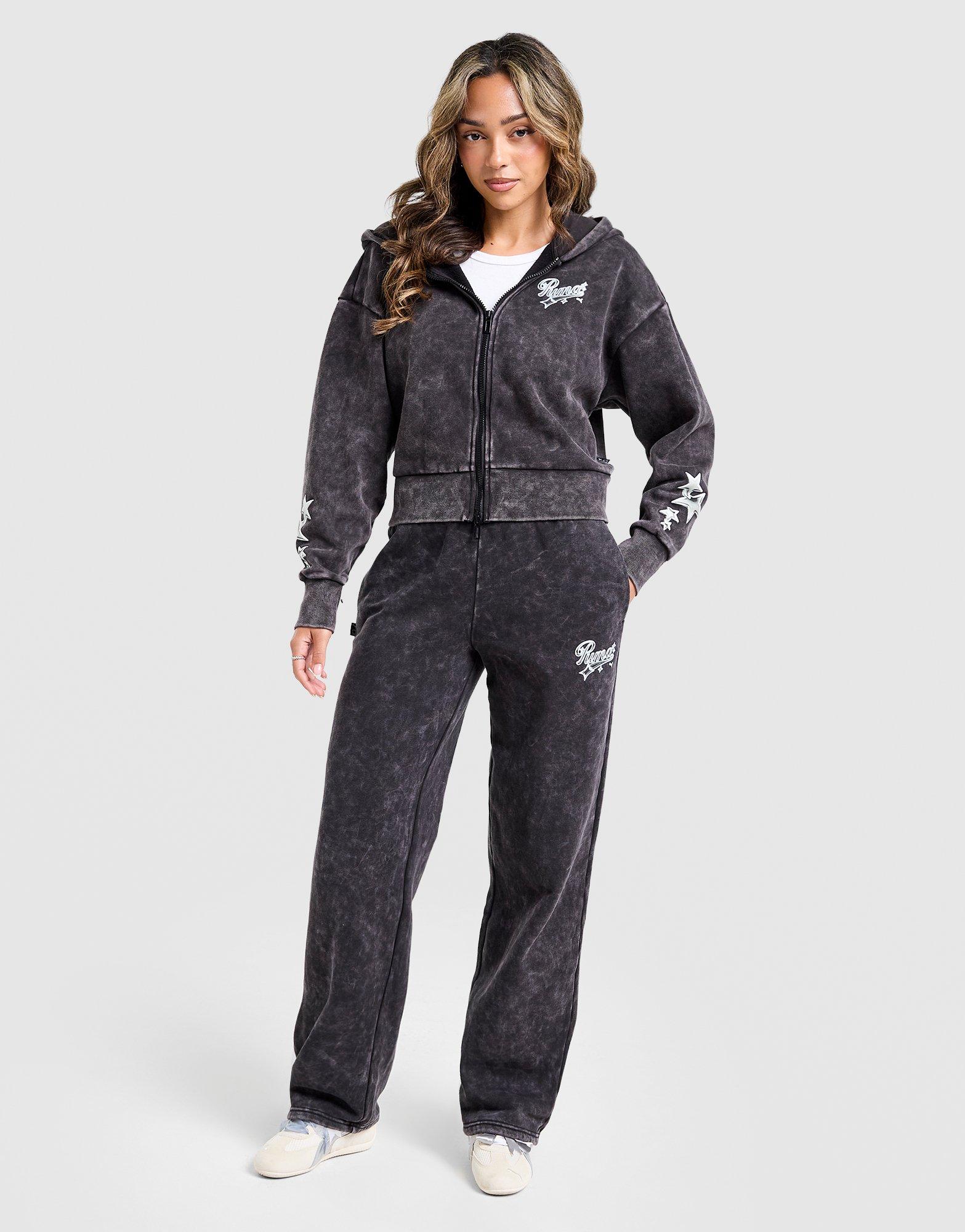 PUMA Hoops Wide Leg Joggers