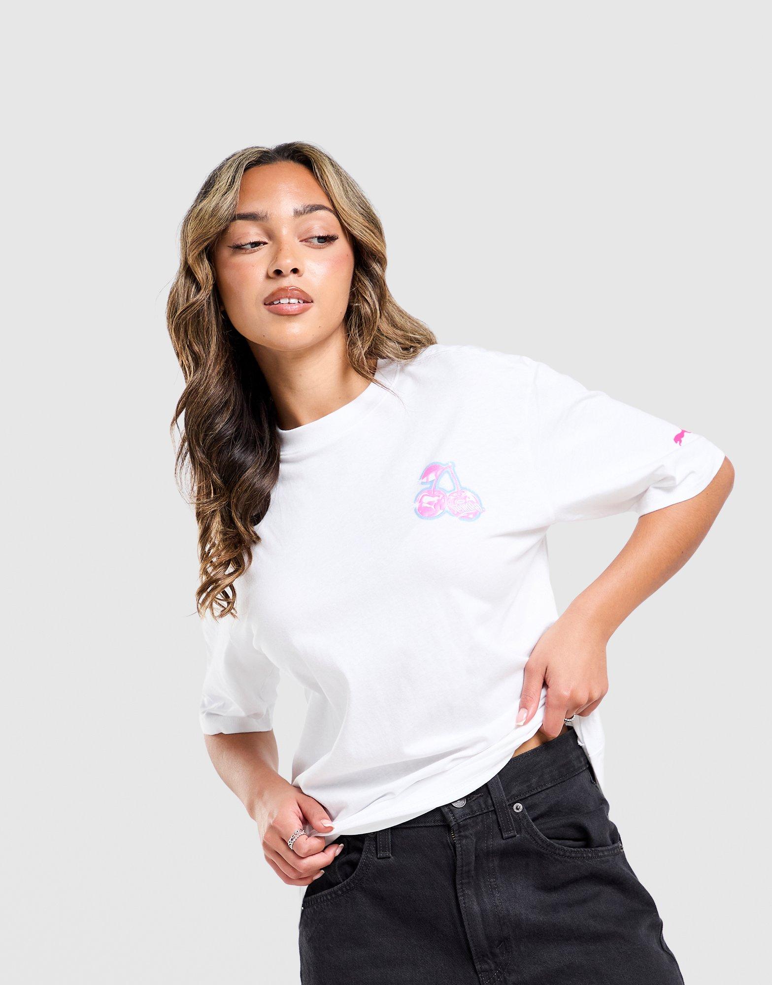 PUMA Hoops Cherry Graphic T-Shirt Damen