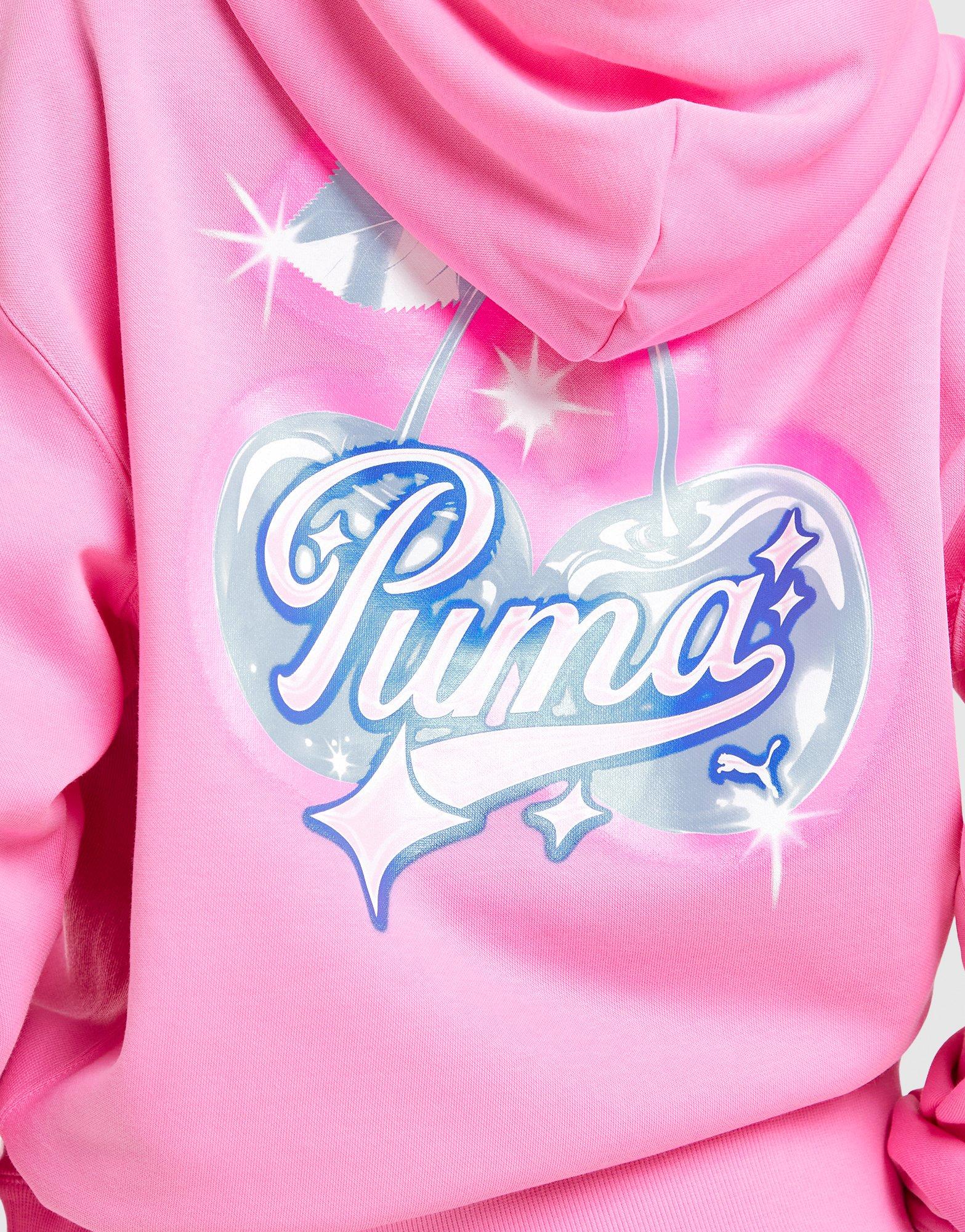 PUMA Hoops Cherry Graphic Hoodie Damen