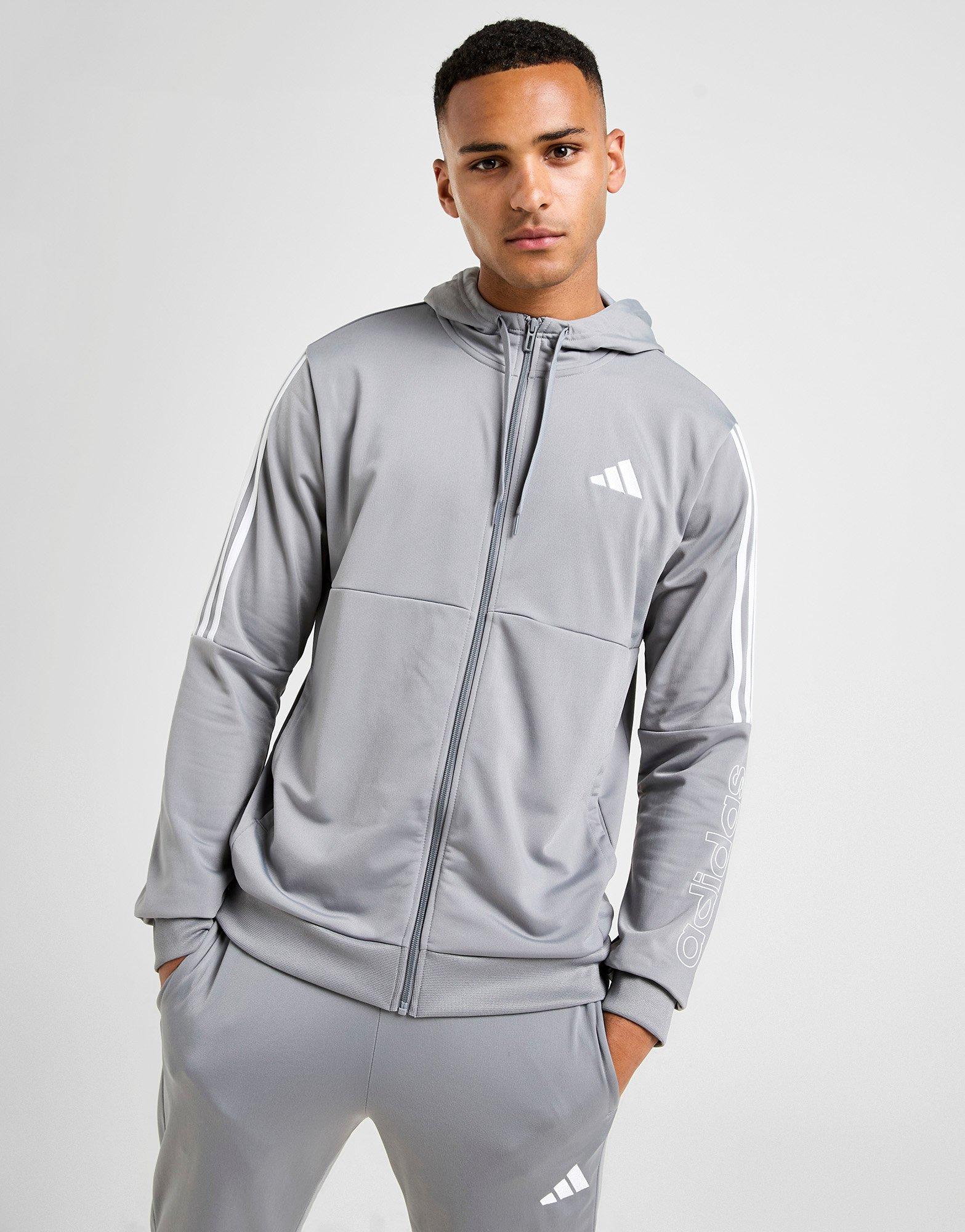 adidas Poly 3-Stripes Linear Hoodie
