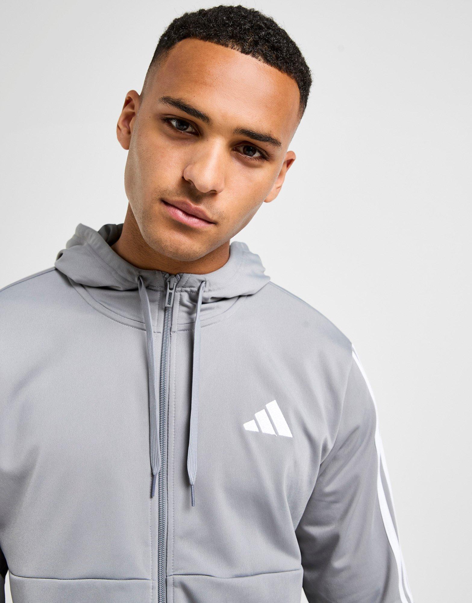 adidas Poly 3-Stripes Linear Hoodie
