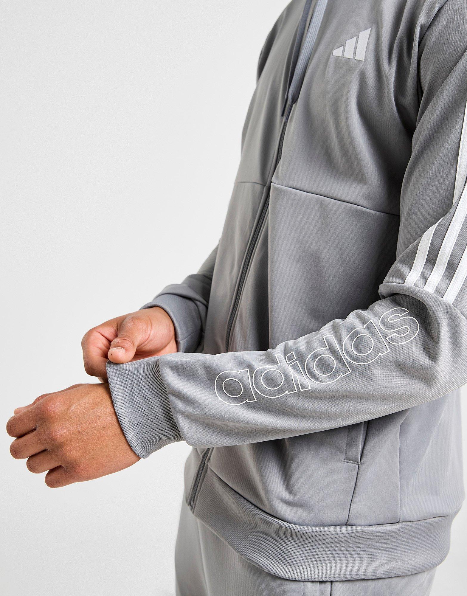 adidas Poly 3-Stripes Linear Hoodie