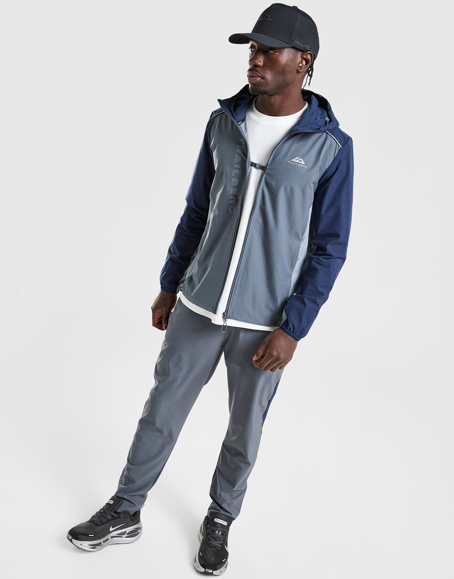 Survêtement Homme Trailberg Elbrus 3.0 Monument – Veste + Pantalon Gris (Taille S)