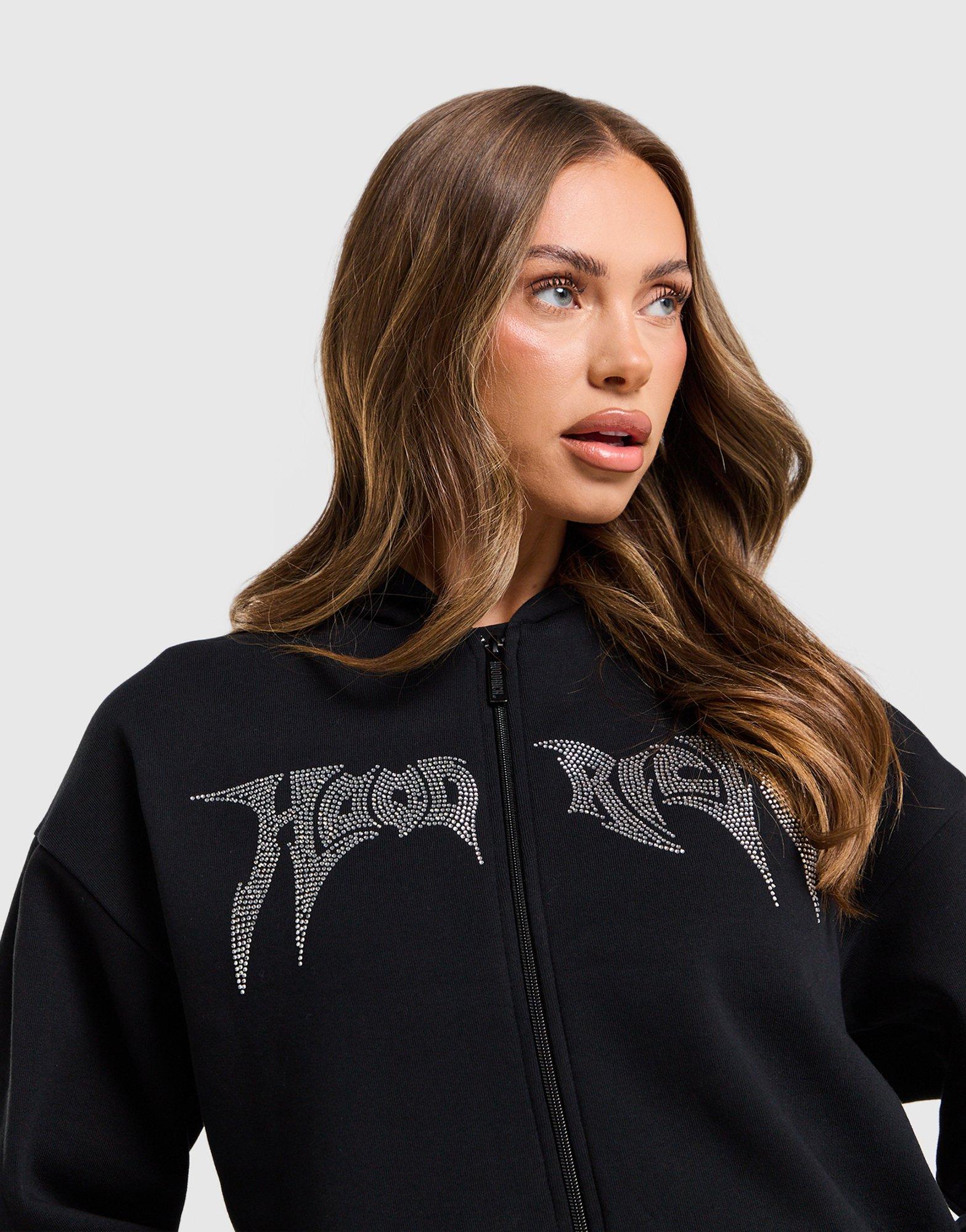 Hoodrich Quartz Diamante Full Zip Hoodie