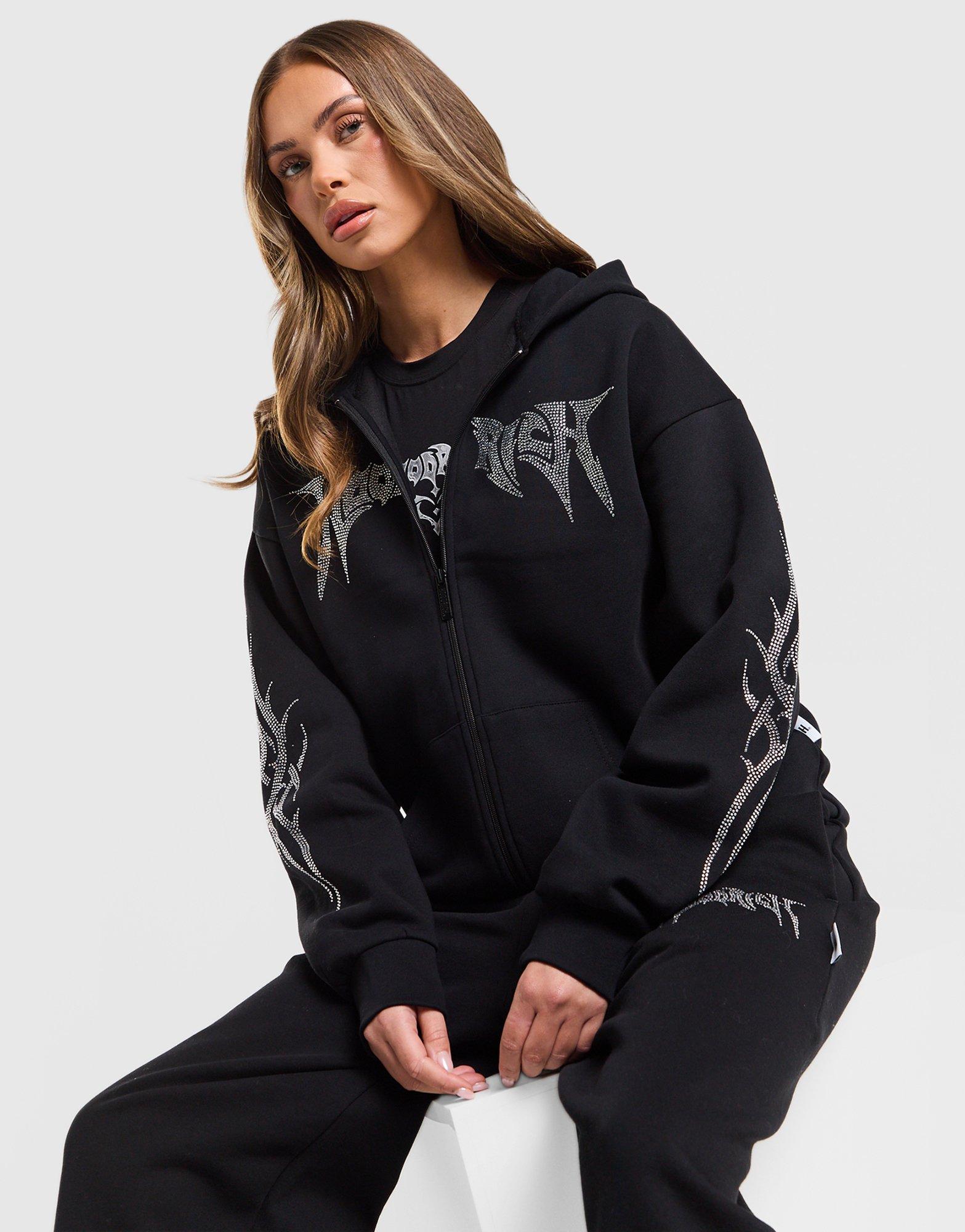 Hoodrich Quartz Diamante Full Zip Hoodie