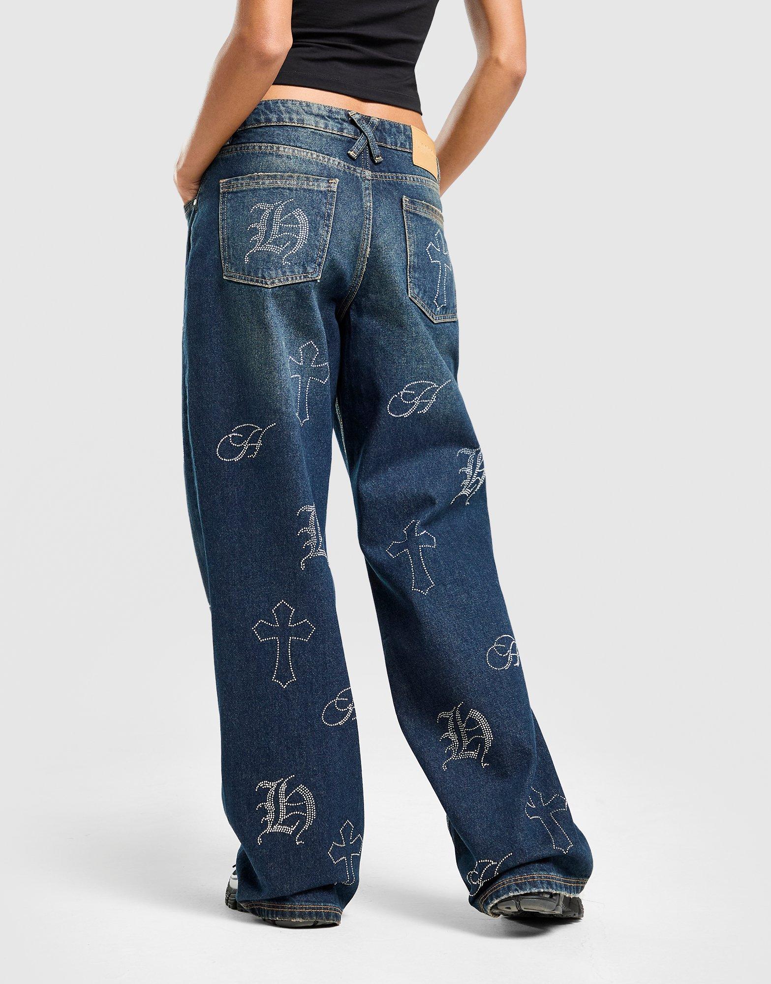 Hoodrich Crystal Diamante Jeans
