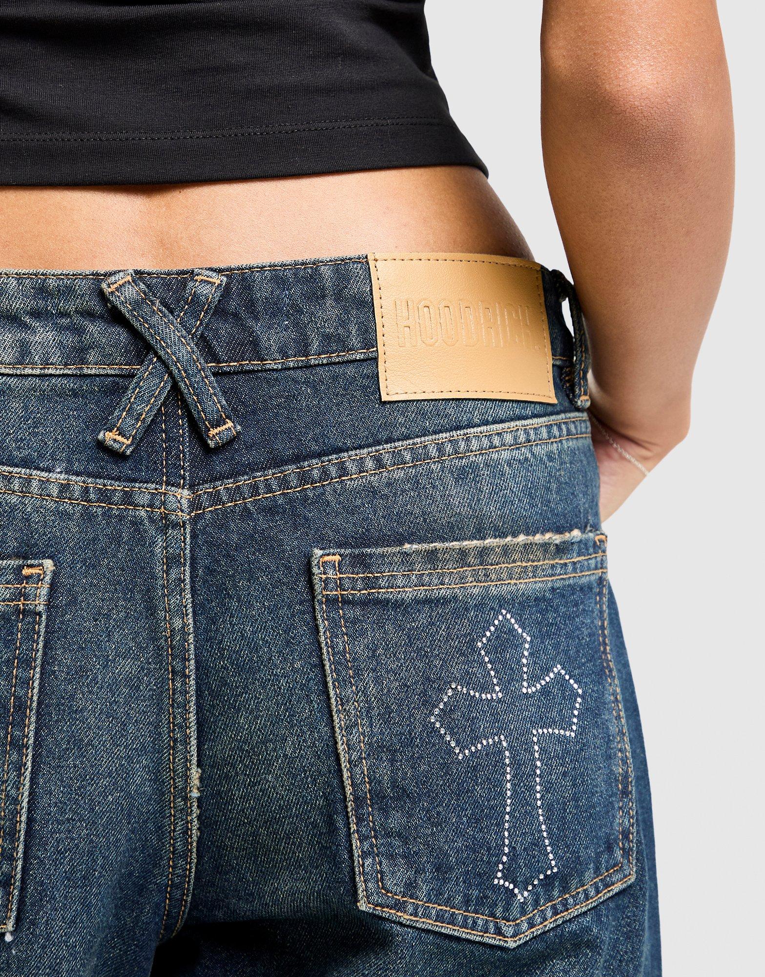 Hoodrich Crystal Diamante Jeans