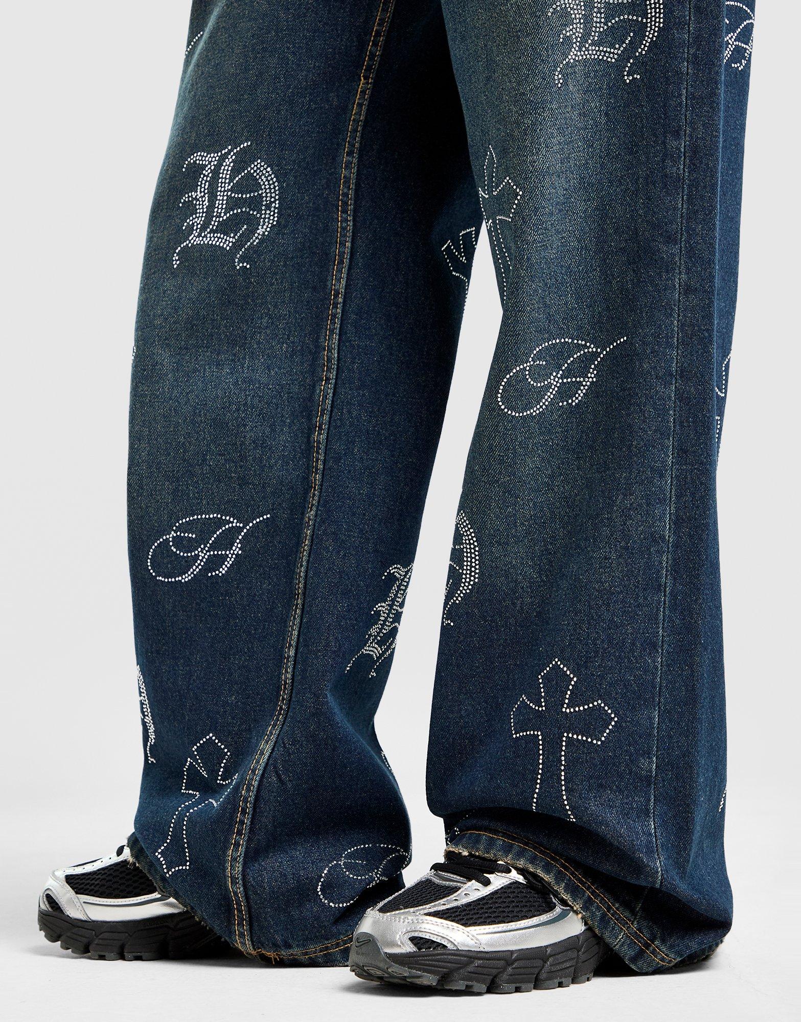 Hoodrich Crystal Diamante Jeans