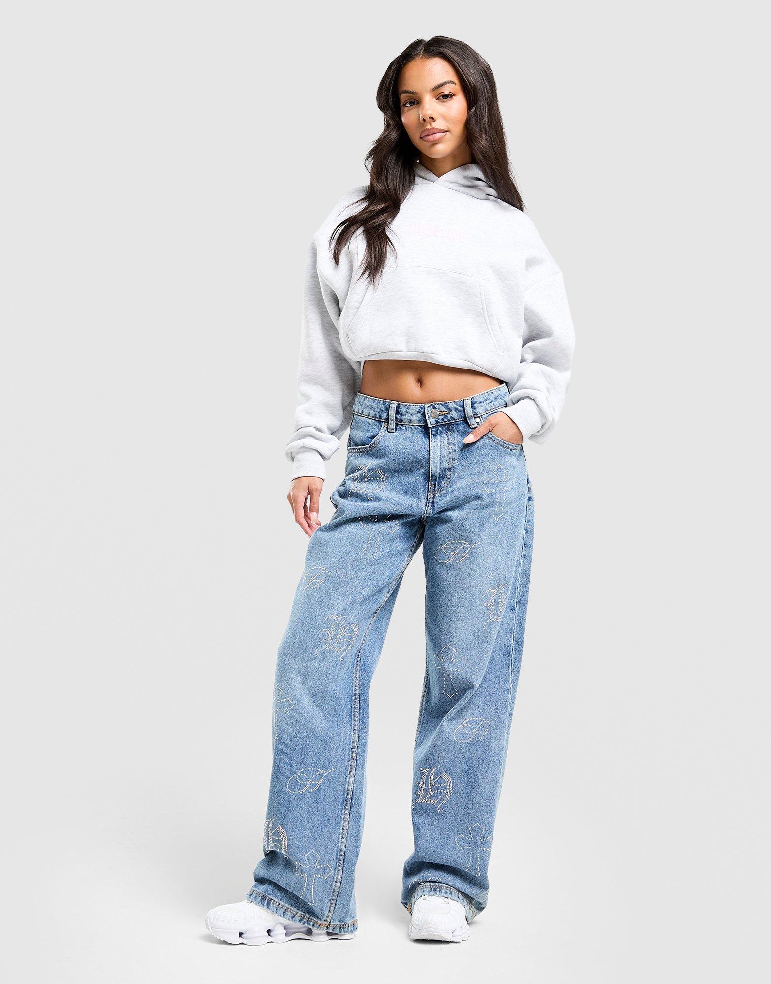 Hoodrich Crystal Diamante Jeans