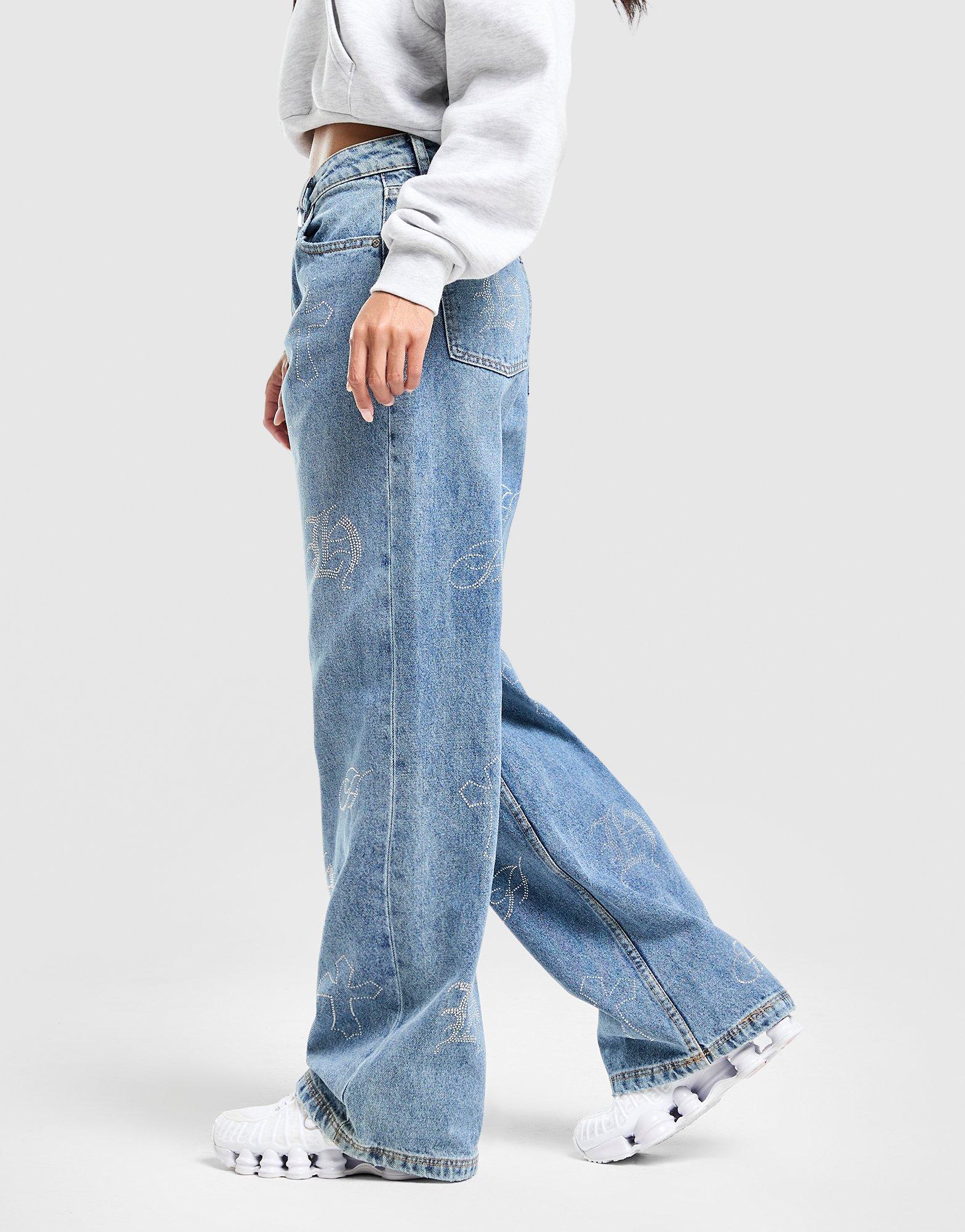 Hoodrich Crystal Diamante Jeans