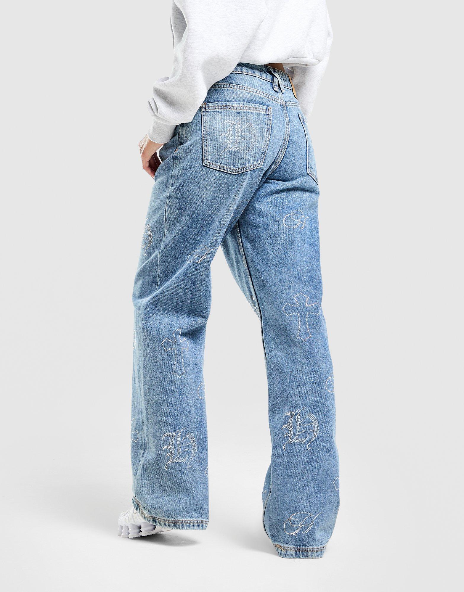 Hoodrich Crystal Diamante Jeans