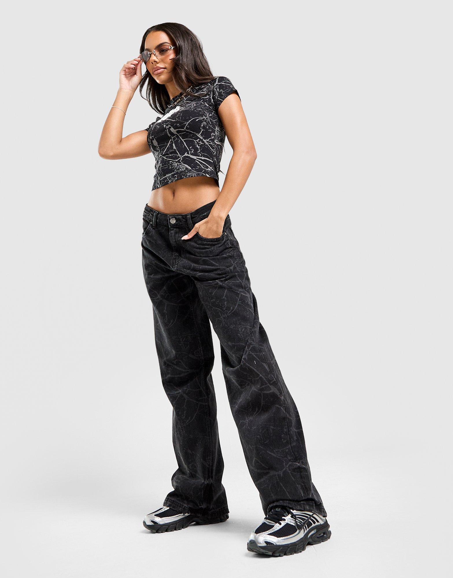 Hoodrich Nytrex Wide Jeans Damen